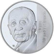 Moneta, Francja, Mendès France, 5 Francs, 1992, Monnaie de Paris, BE