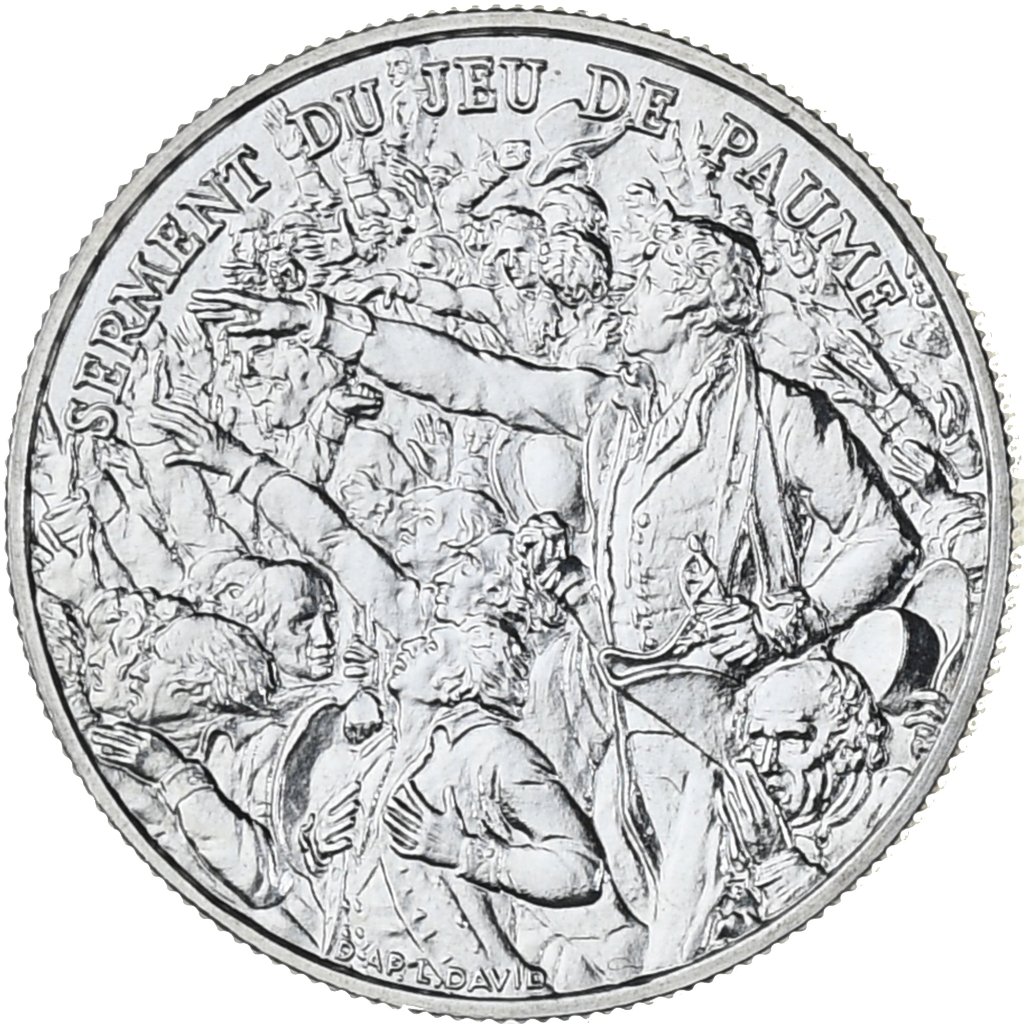 Francia, medaglia, Bicentenaire de la Révolution Française, 1989, FDC, Argento