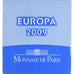 Frankrijk, 10 Euro, Europa, 2009, Monnaie de Paris, BE, FDC, Zilver