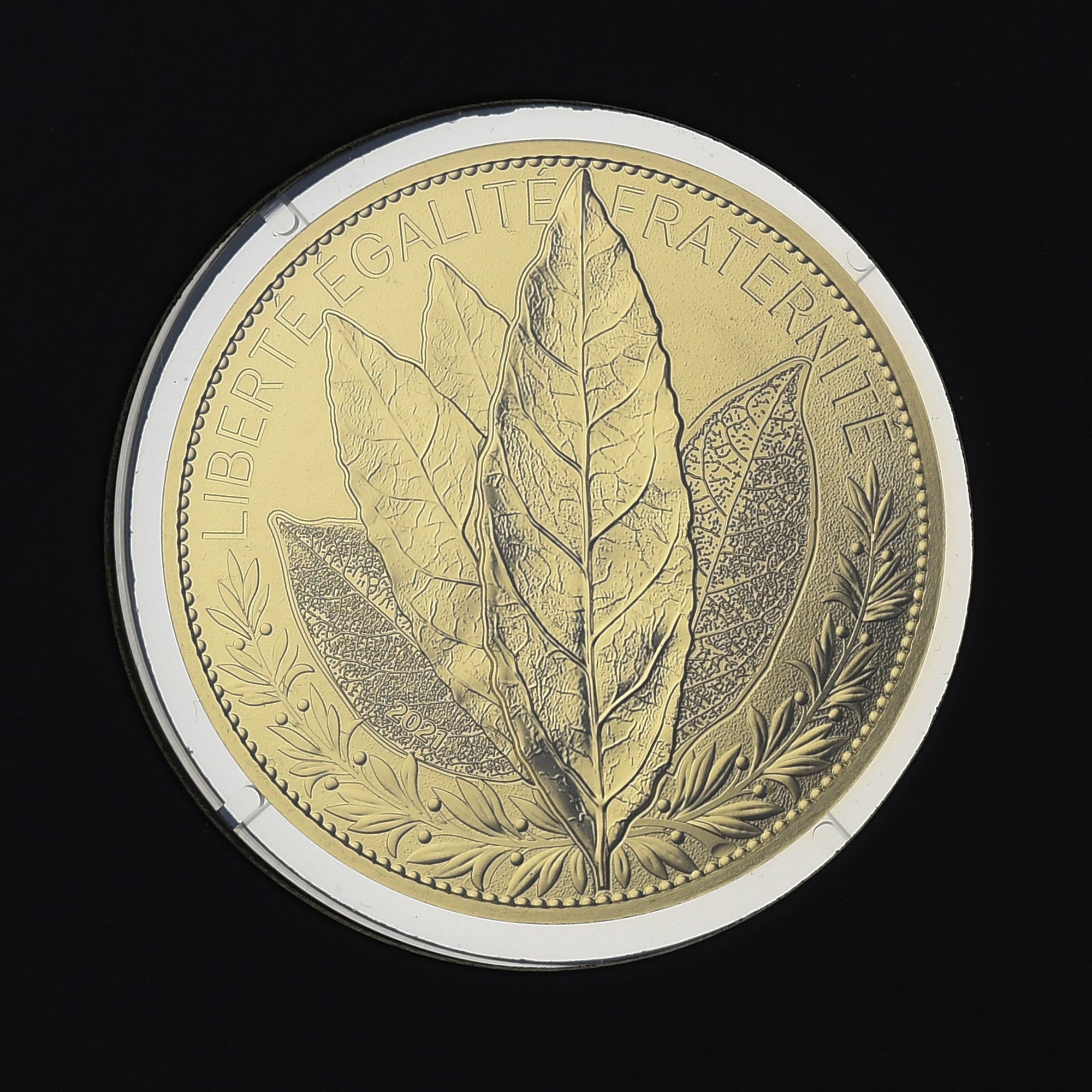 France, 1000 Euro, Natures de France, Laurier, 2021, Monnaie de Paris, BU, FDC