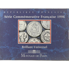 Moeda, França, Série Commémorative Française, Coffret 1 F., 5 F., 100F