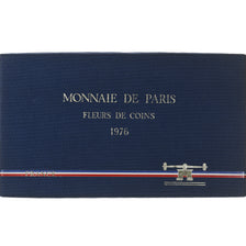 Monnaie, France, Coffret 1 c. à 50 frs., 1976, Monnaie de Paris, FDC, FDC