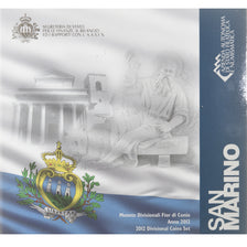 San Marino, Coffret 1c. à 2€, Série Divisionnelle, 2012, FDC, MS(65-70)