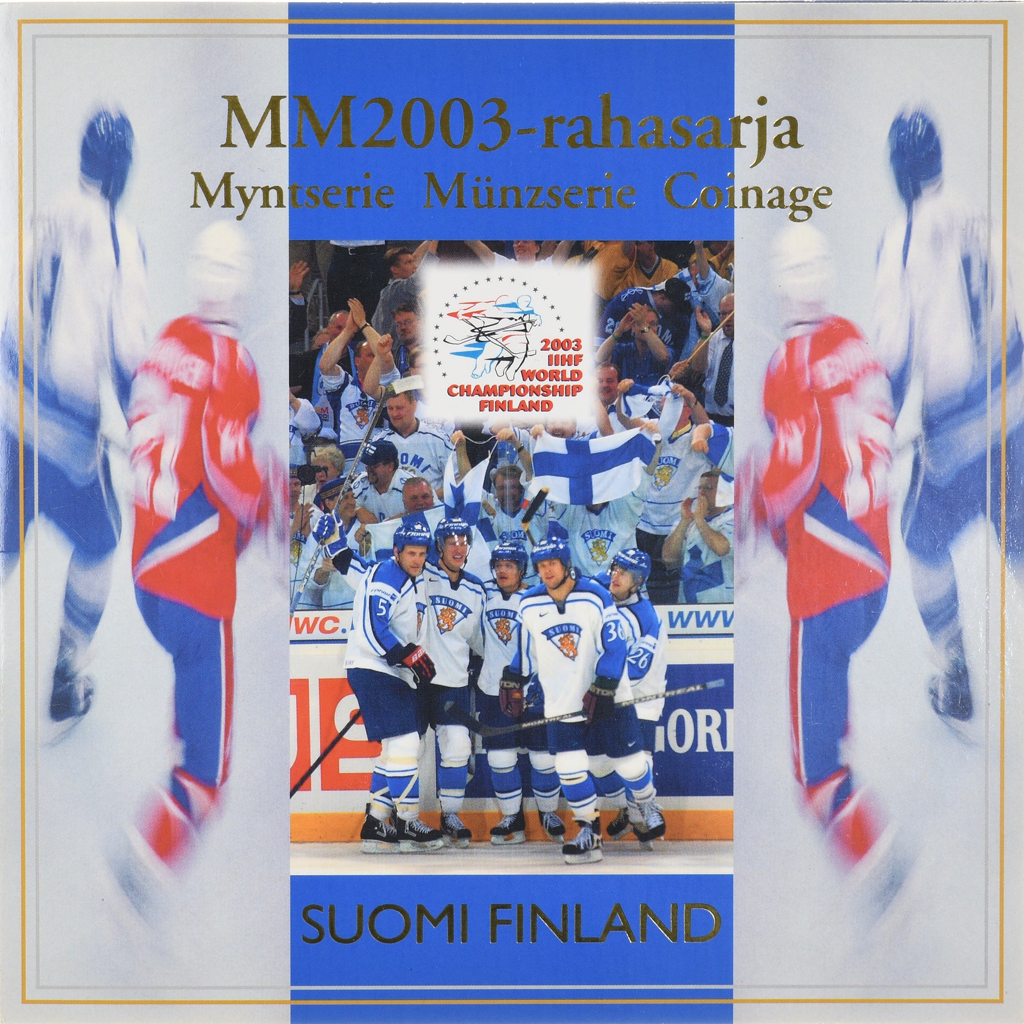 Finlandia, Set 1 cts. - 2 Euro, IIHF Hockey World Championship, 2003, FDC, FDC