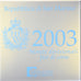 San Marino, Set 1 ct. - 5 Euro, Série Divisionnelle, 2003, Coin card.FDC, FDC