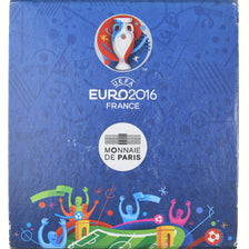 Francia, 10 Euro, UEFA Euro 2016 - Tête, 2016, Monnaie de Paris, BE, FDC, Plata