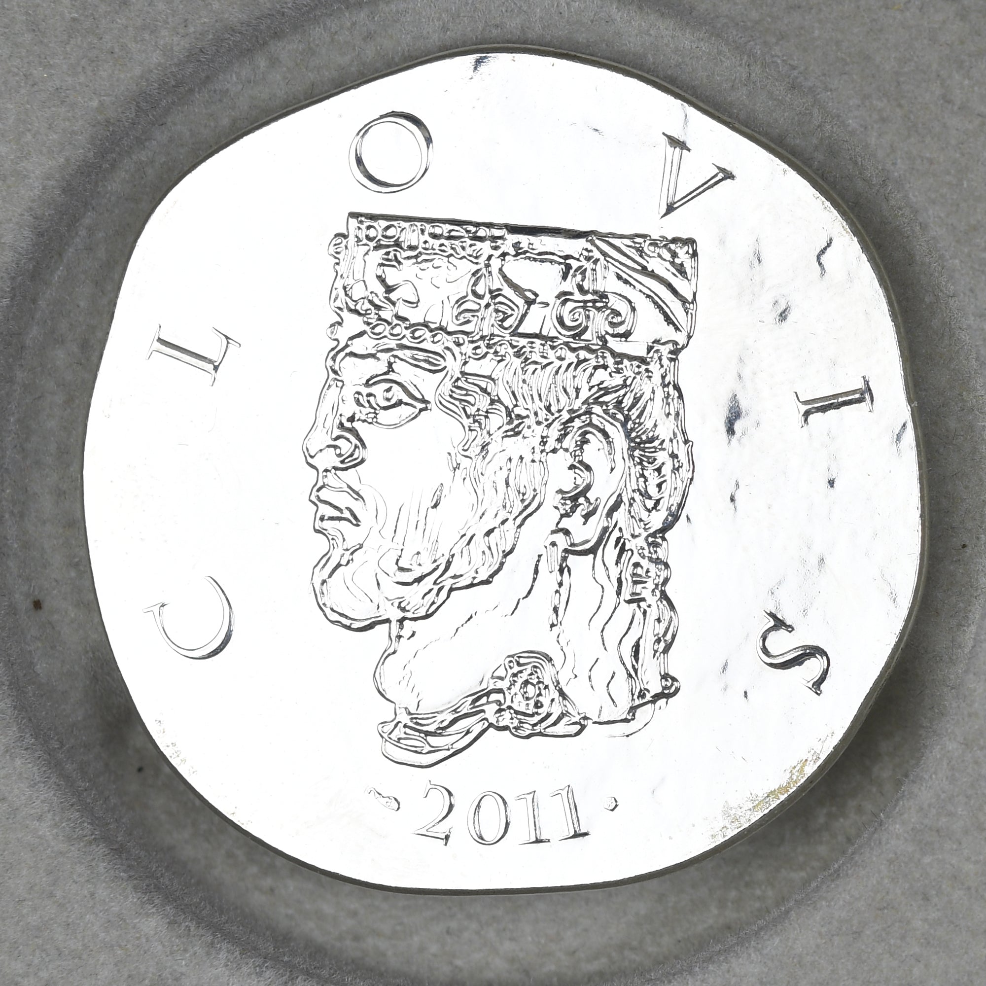 France, 10 Euro, Clovis, 2011, Monnaie de Paris, historique, MS(65-70), Silver