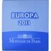 France, 10 Euro, Europa, 2011, Monnaie de Paris, BE, MS(65-70), Silver