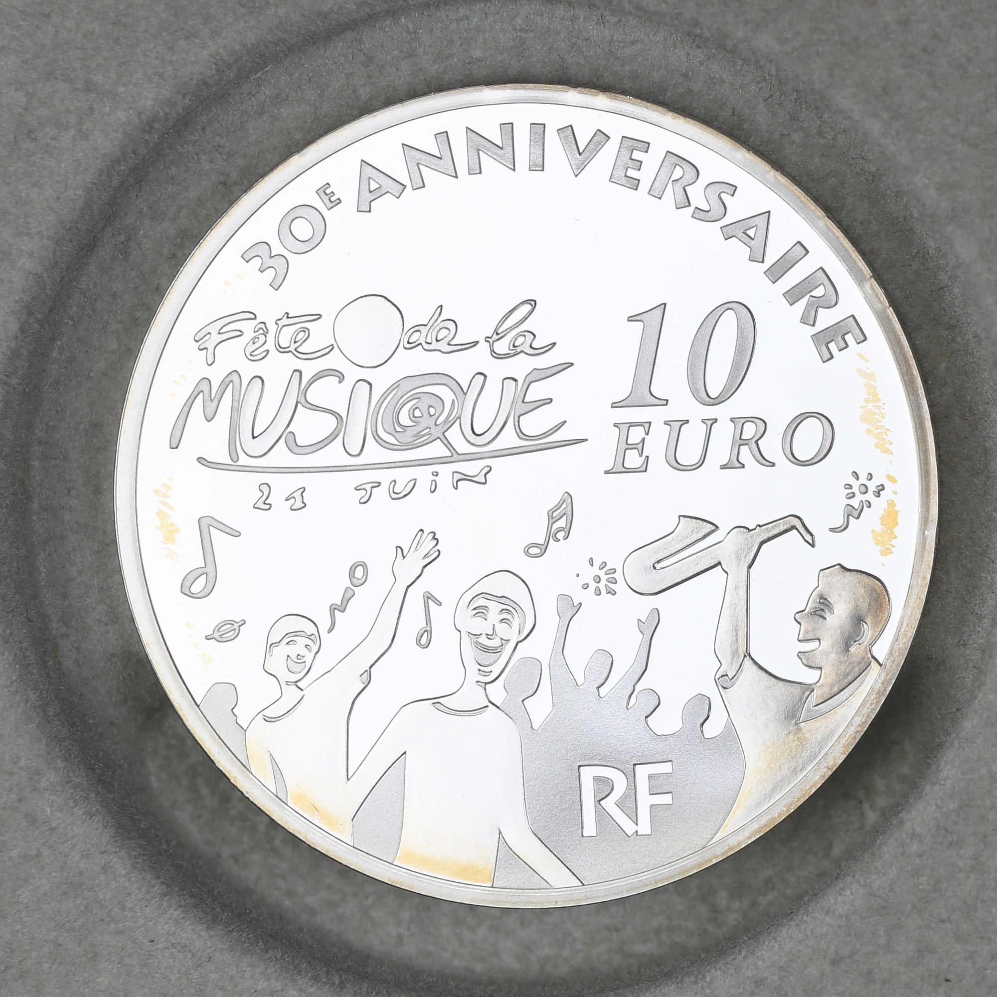France, 10 Euro, Europa, 2011, Monnaie de Paris, BE, MS(65-70), Silver