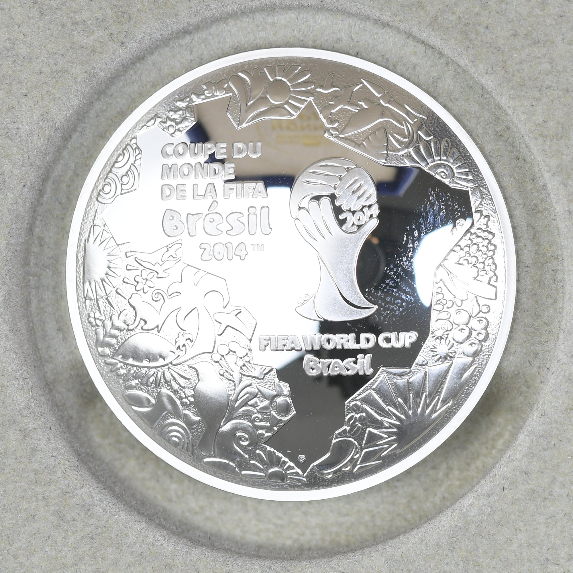 France, 10 Euro, Coupe du Monde FIFA, Brésil 2014, 2014, Monnaie de Paris, BE