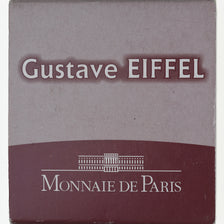 France, 10 Euro, Gustave Eiffel, 2009, Monnaie de Paris, BE, MS(65-70), Silver