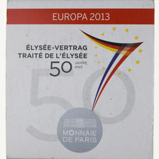 France, 10 Euro, 50 ans du traité de l'Élysée, 2013, Monnaie de Paris, BE