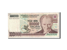 Turkey, 100,000 Lira, 1997, KM:206, EF(40-45)