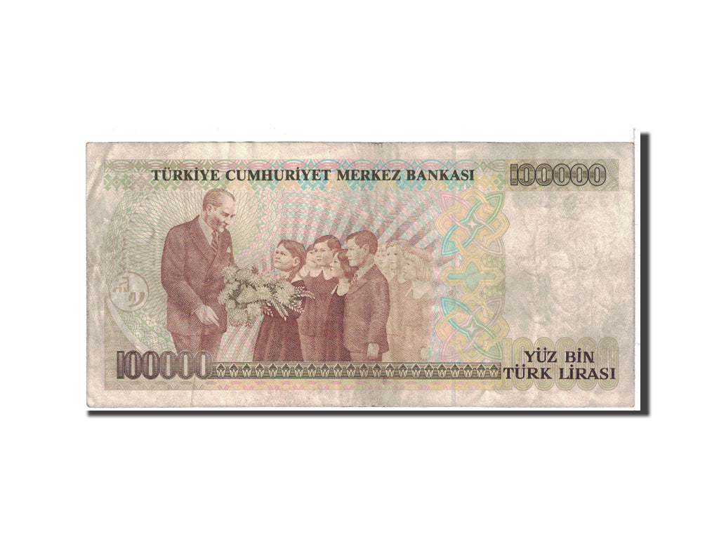 Turkey, 100,000 Lira, 1997, KM:206, EF(40-45)