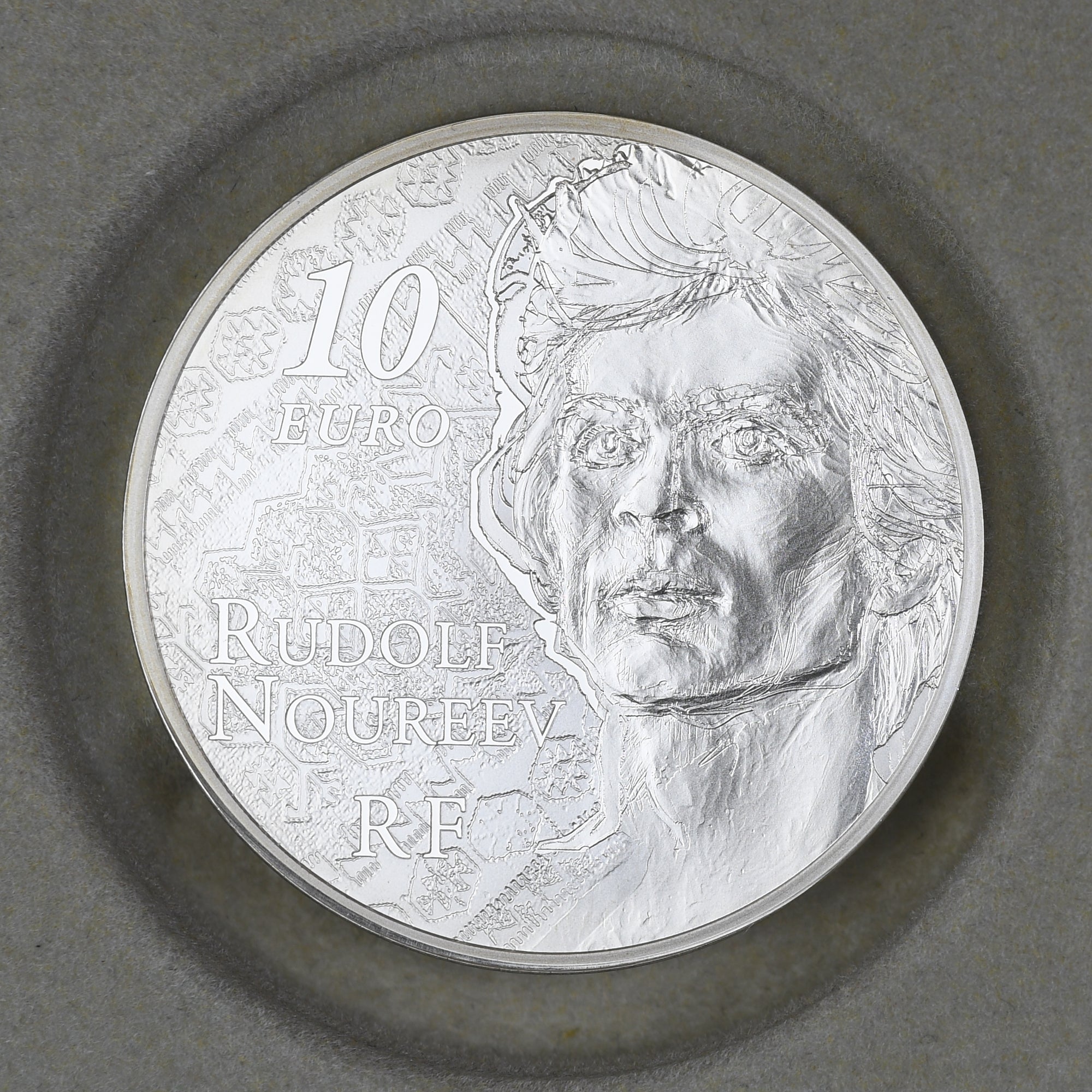 France, 10 Euro, Rudolf Noureev, 2013, Monnaie de Paris, BE, FDC, Argent