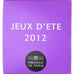France, 10 Euro, Jeux d'Été - Judo, 2012, Monnaie de Paris, BE, MS(65-70)