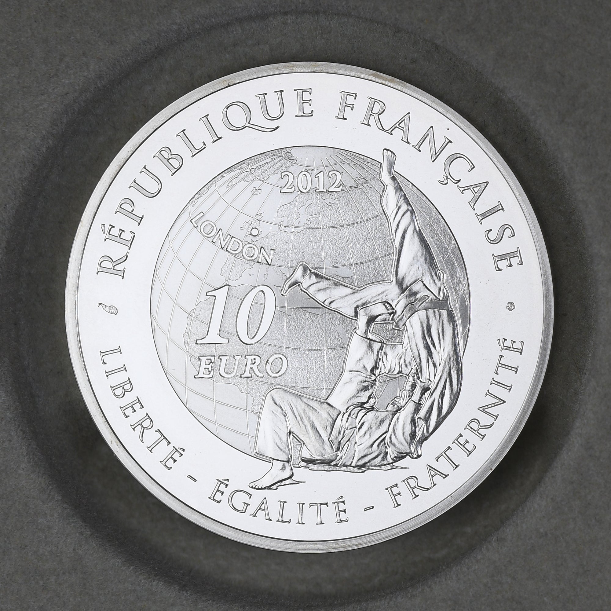 France, 10 Euro, Jeux d'Été - Judo, 2012, Monnaie de Paris, BE, MS(65-70)
