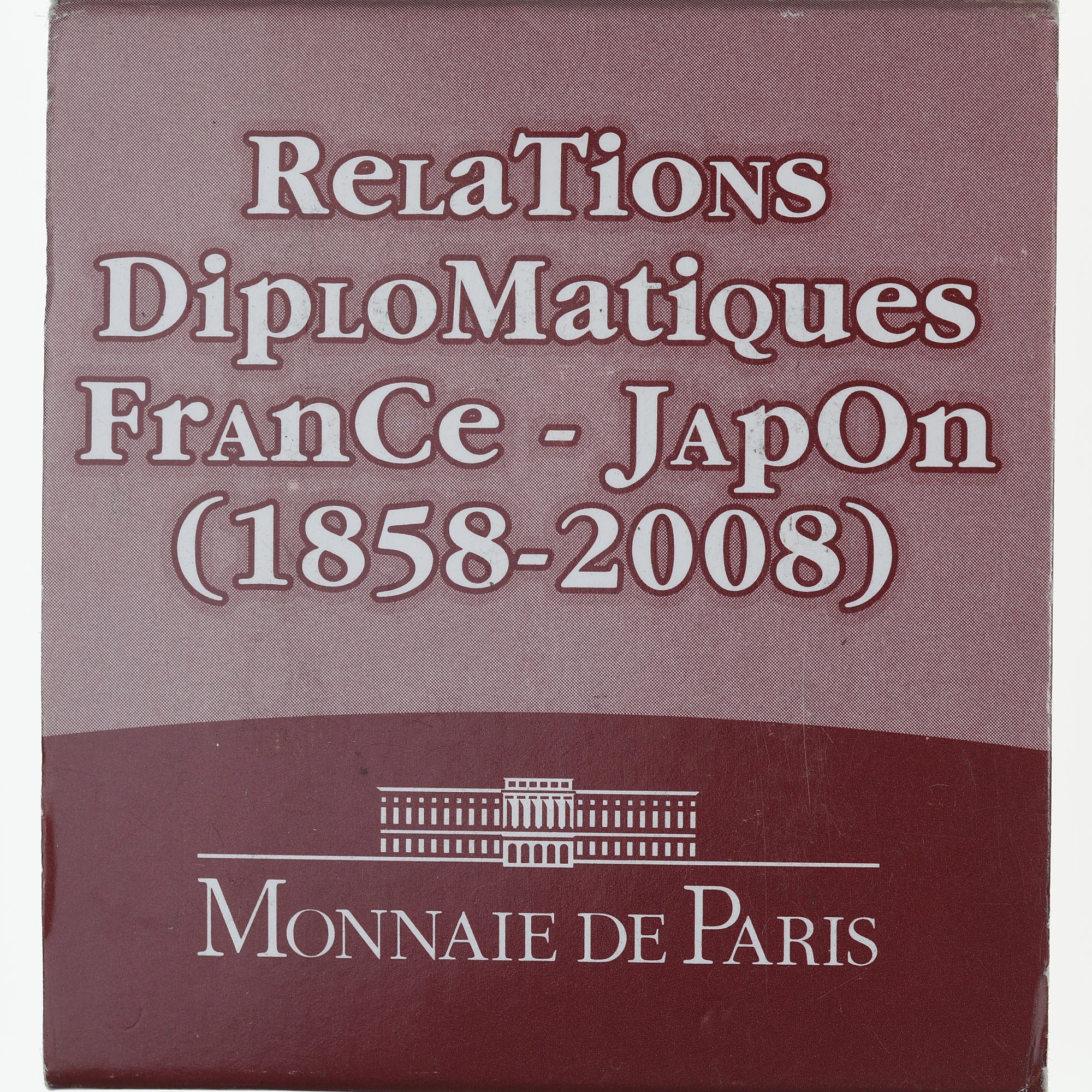 France, 10 Euro, Relations diplomatiques France-Japon (1858-2008), 2008, Monnaie