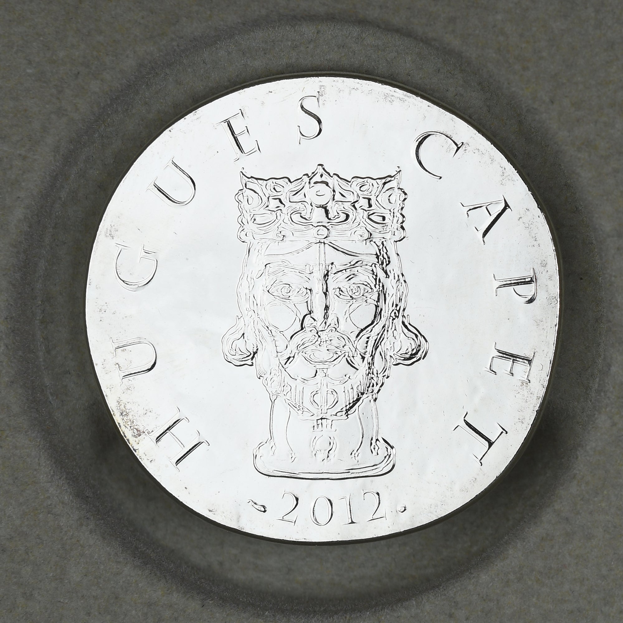 França, 10 Euro, Hugues Capet, 2012, Monnaie de Paris, historique, MS(65-70)