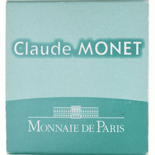France, 5 Euro, Claude Monet, 2009, Monnaie de Paris, Colorized.BU, FDC, Argent