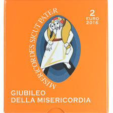 Vaticaan, 2 Euro, Jubilé de la Miséricorde, 2016, Rome, Proof, FDC
