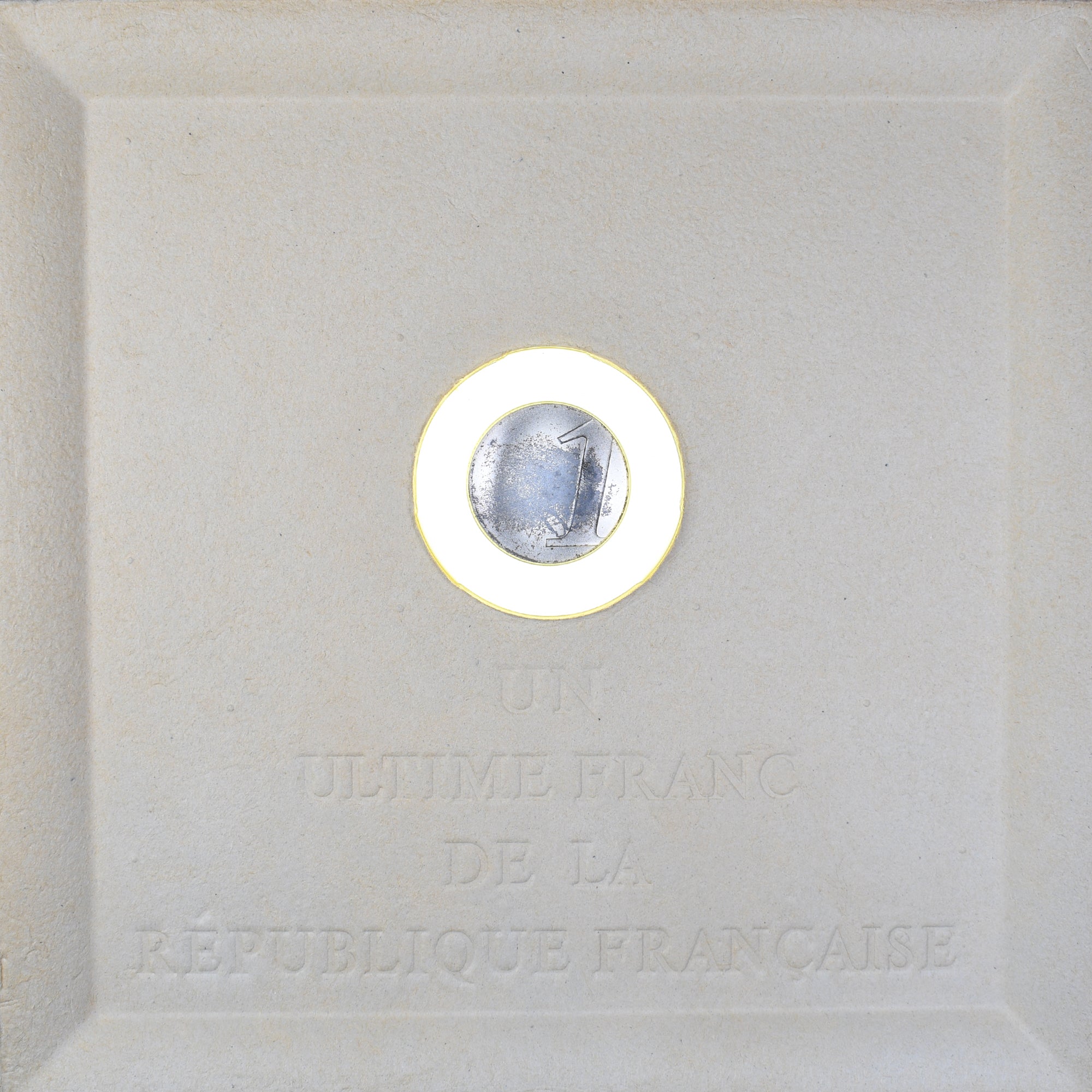 Munten, Frankrijk, Un Ultime Franc Starck, 1 Franc, 2001, Monnaie de Paris, ZF+