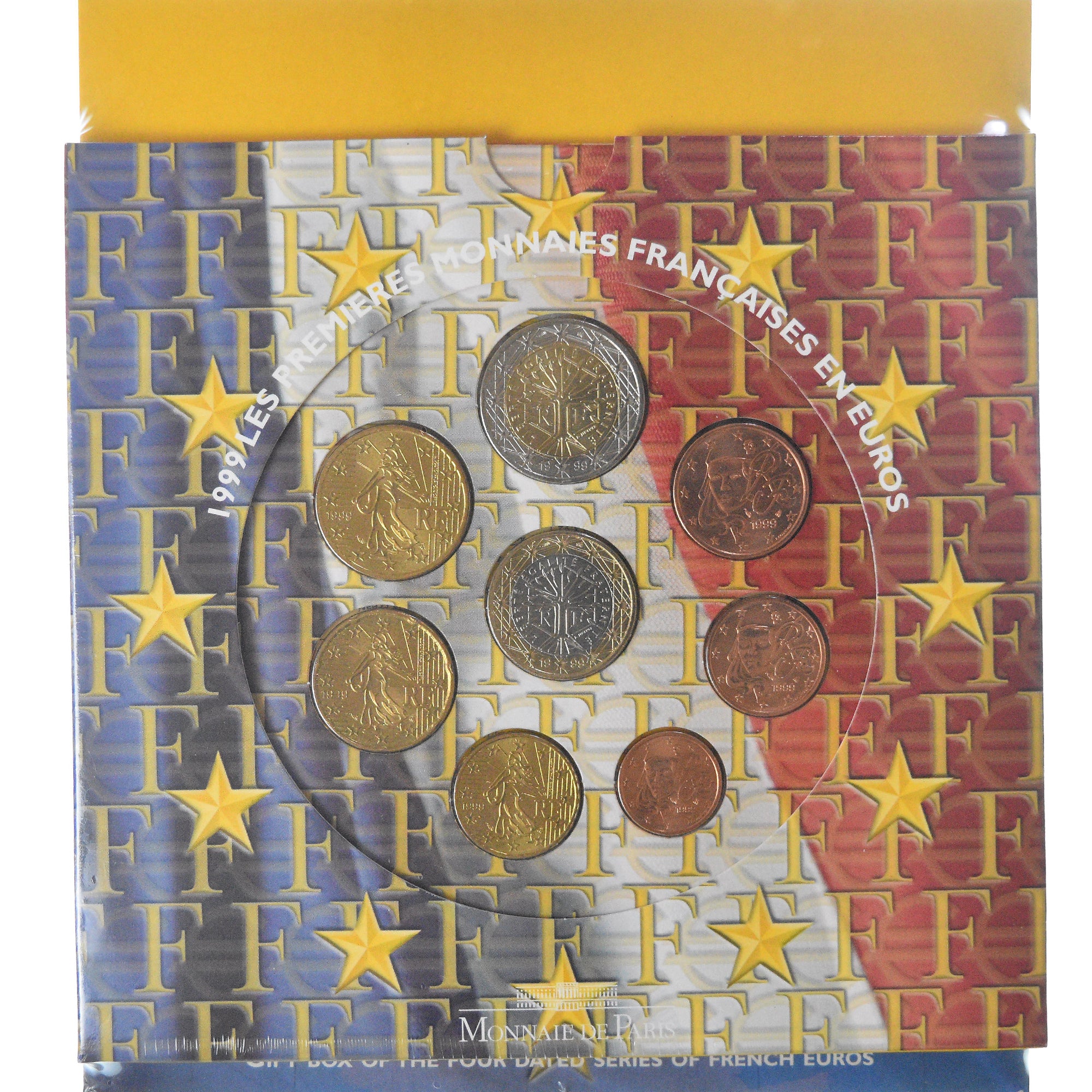 Frankrijk, Coffret 1c. à 2€, 1999, Monnaie de Paris, FDC.BU, FDC, n.v.t.