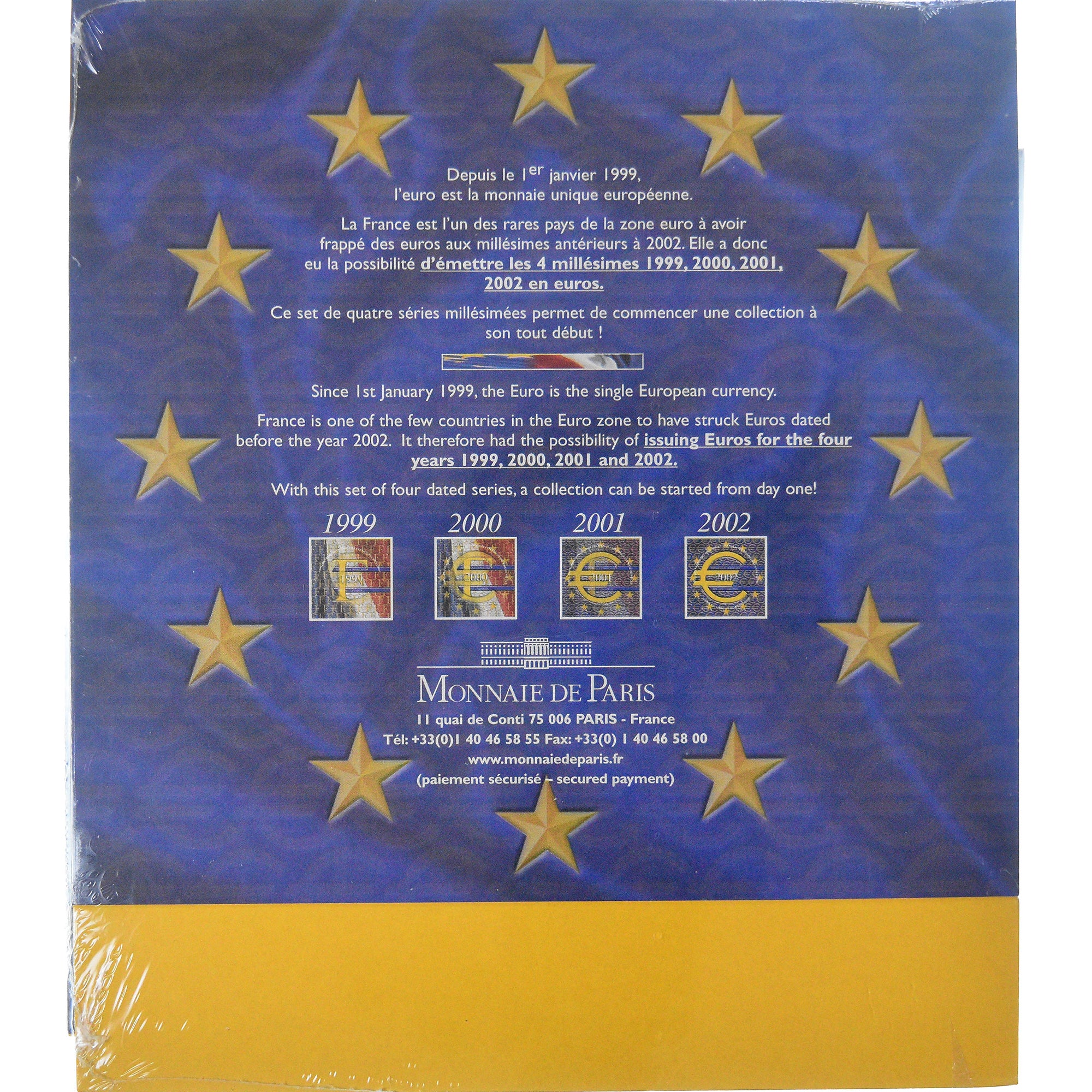 Frankrijk, Coffret 1c. à 2€, 1999, Monnaie de Paris, FDC.BU, FDC, n.v.t.