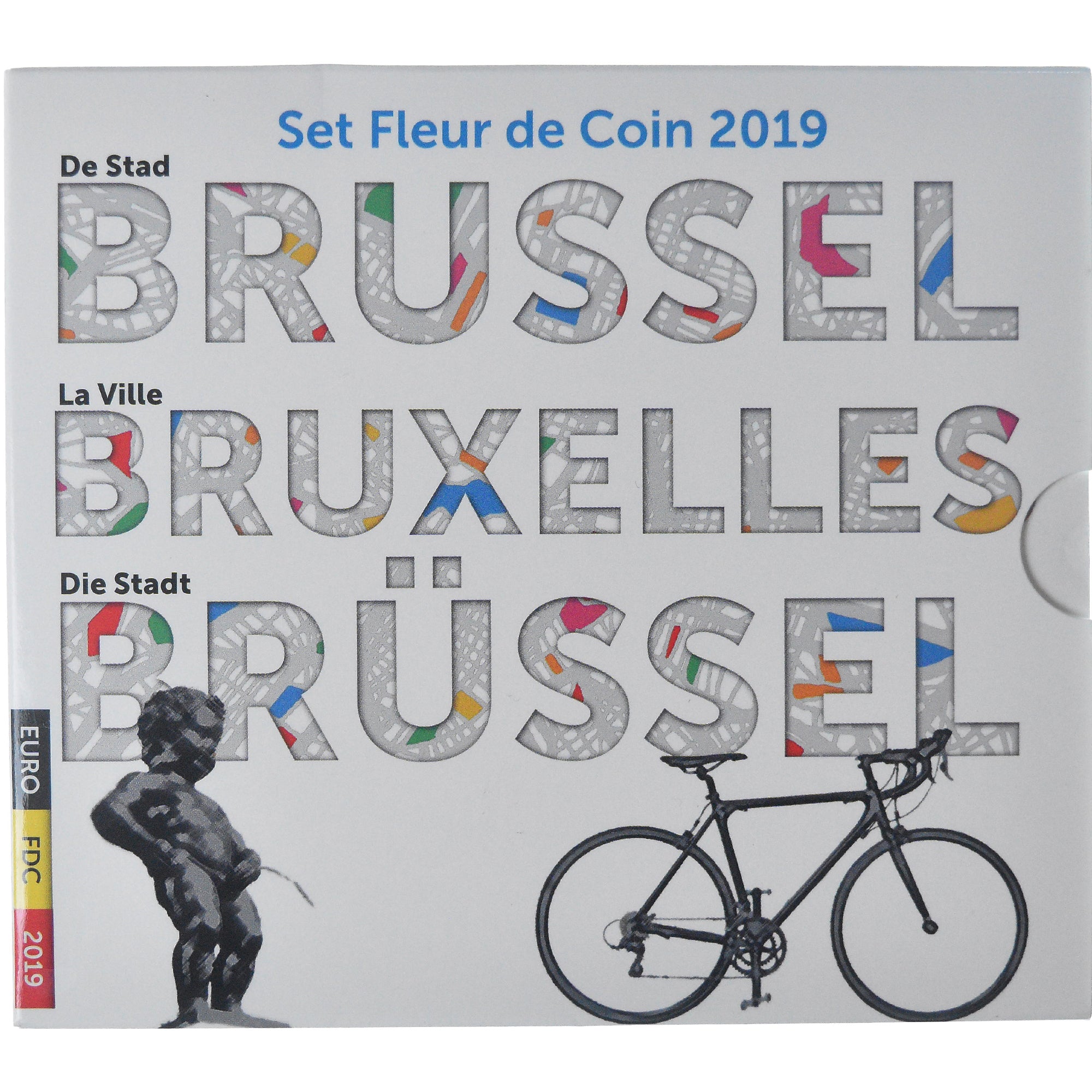 Belgien, Coffret 1c. à 2€ + jeton, 2019, Royal Belgium Mint, FDC, STGL