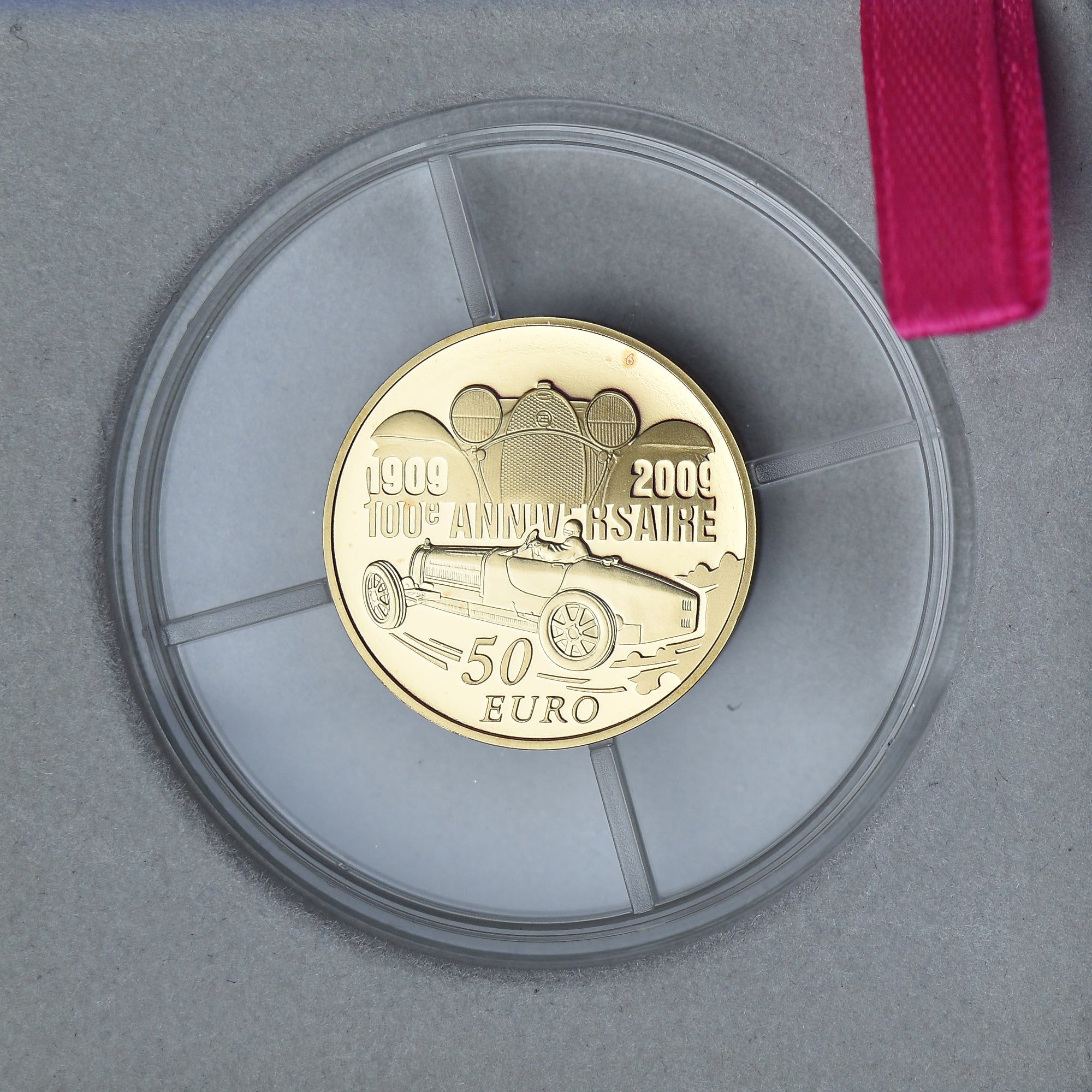 France, 50 Euro, Ettore Bugatti, 2009, Monnaie de Paris, Proof / BE, MS(65-70)