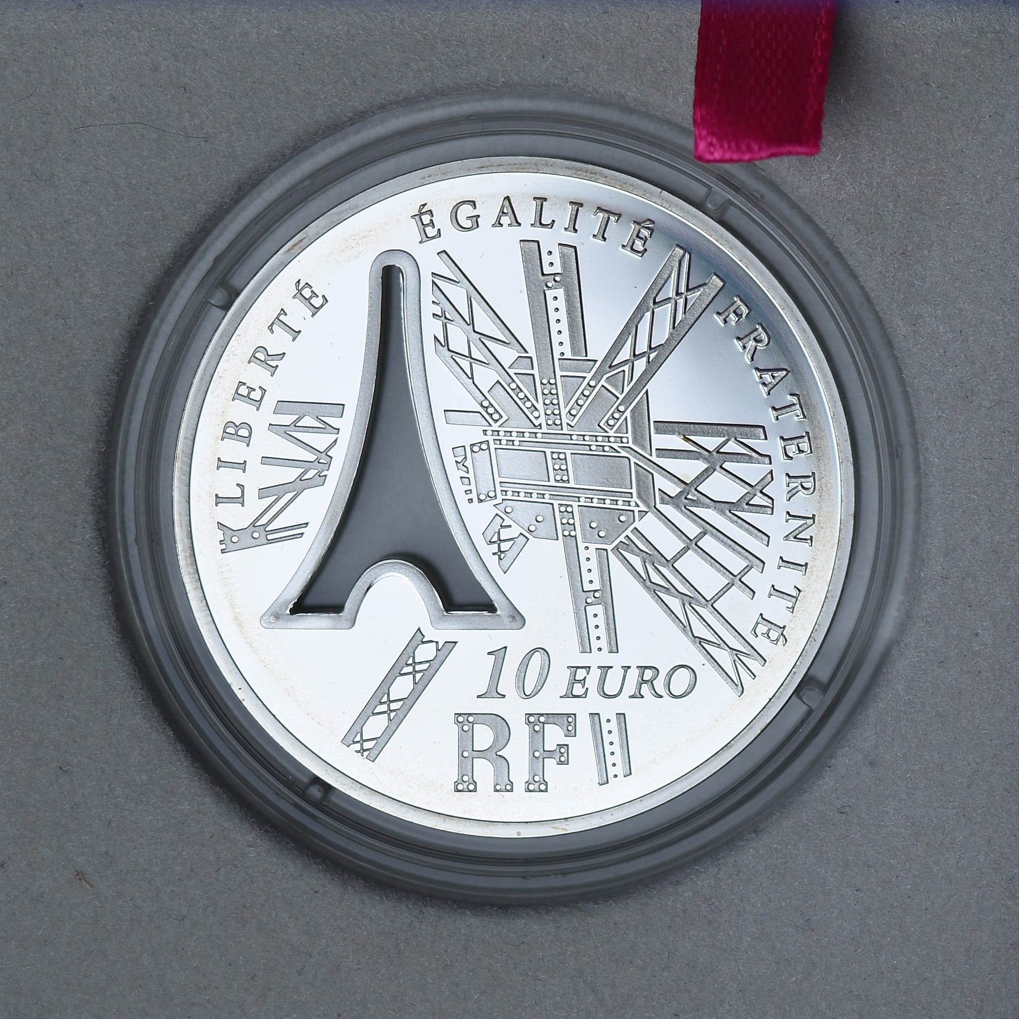 France, 10 Euro, Gustave Eiffel, 2009, Monnaie de Paris, Proof / BE, MS(65-70)