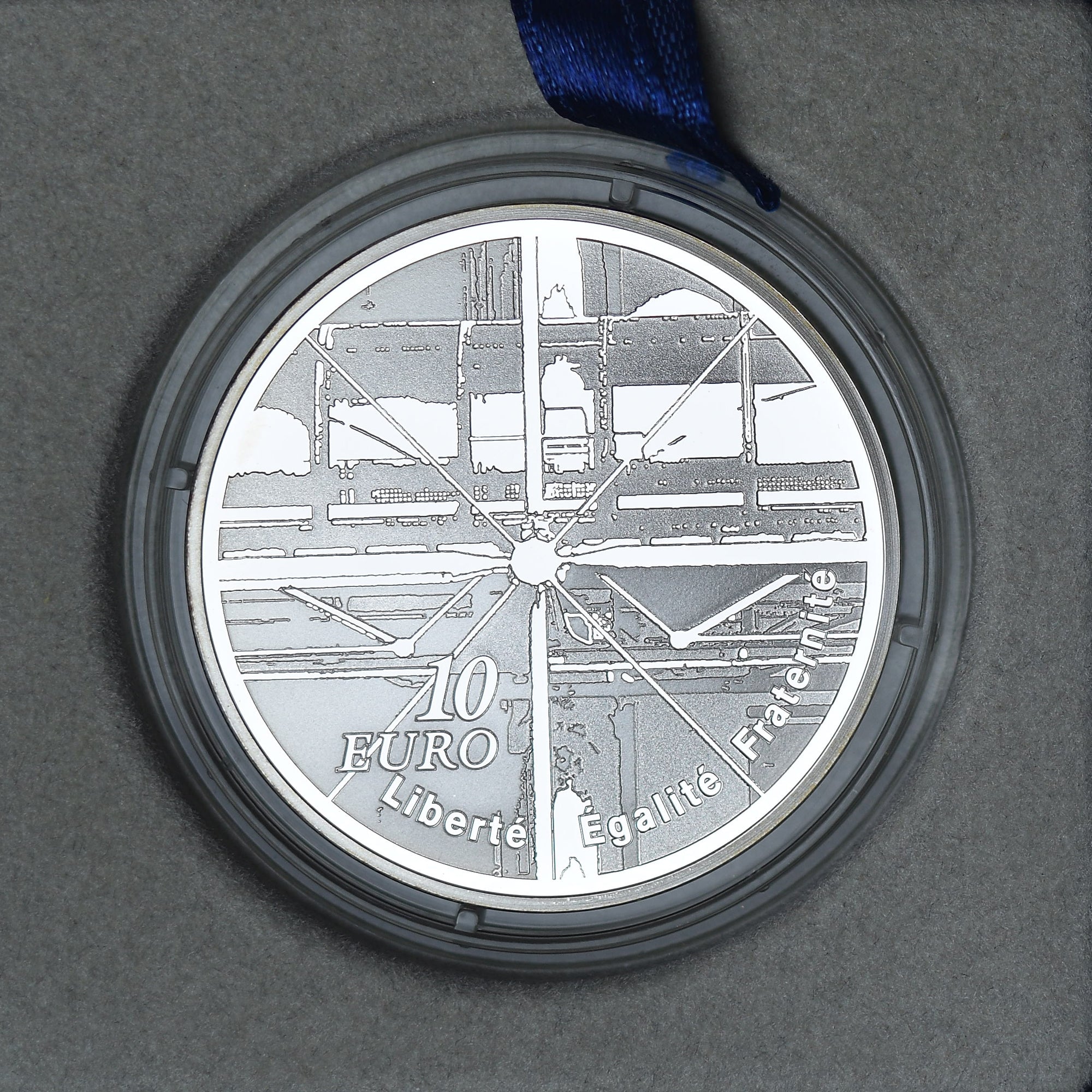 France, 10 Euro, Centre Georges Pompidou, 2010, Monnaie de Paris, Proof / BE