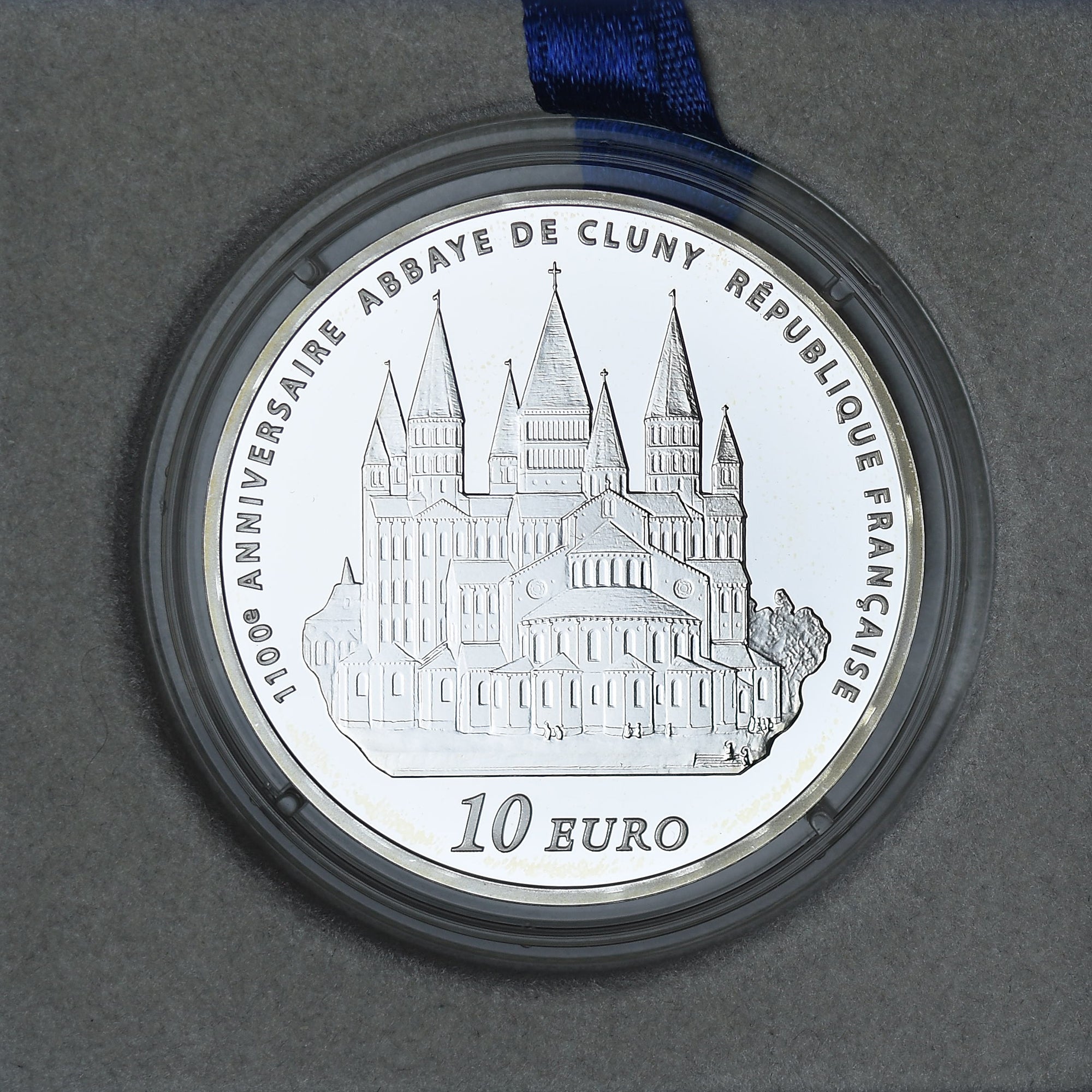 France, 10 Euro, Europa, 1100e anniversaire de Cluny, 2010, Monnaie de Paris