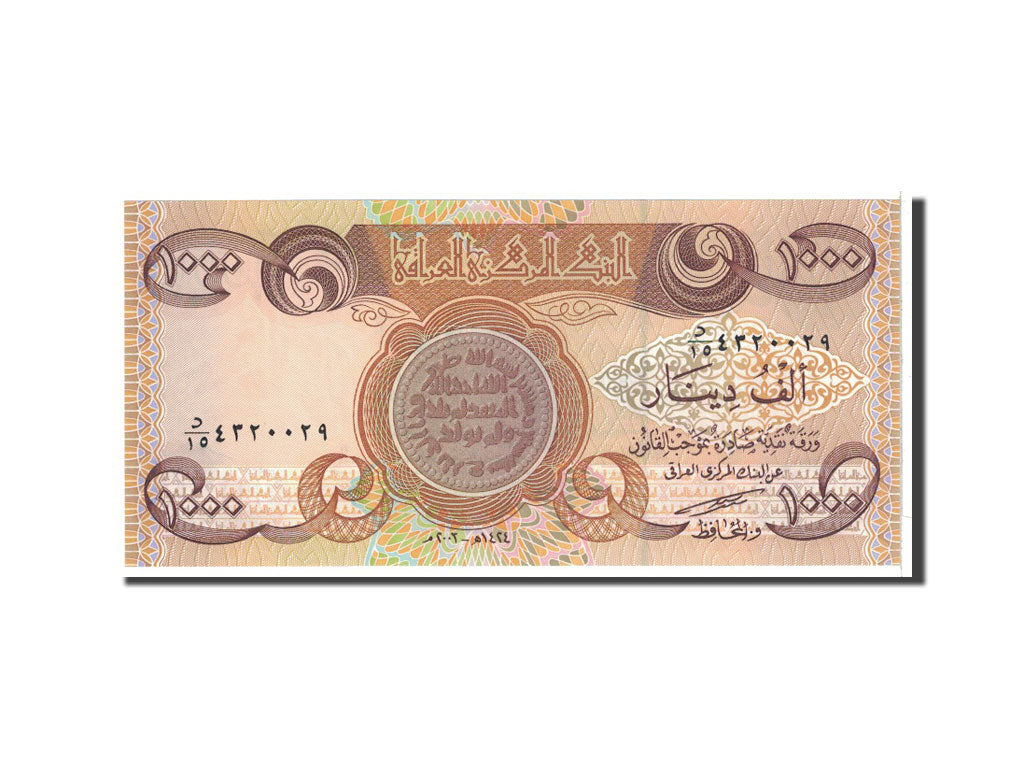 Banknot, Irak, 1000 Dinars, 2003, Undated, KM:93, UNC(65-70)