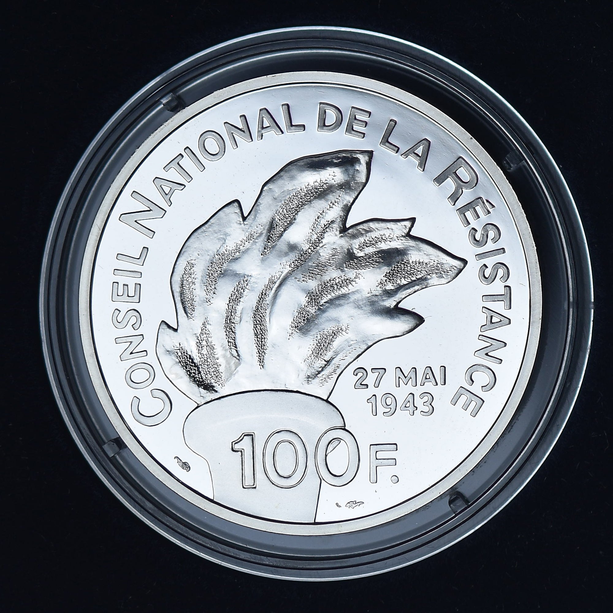 Coin, France, Jean Moulin, 100 Francs, 1993, Monnaie de Paris, MS(65-70), Silver