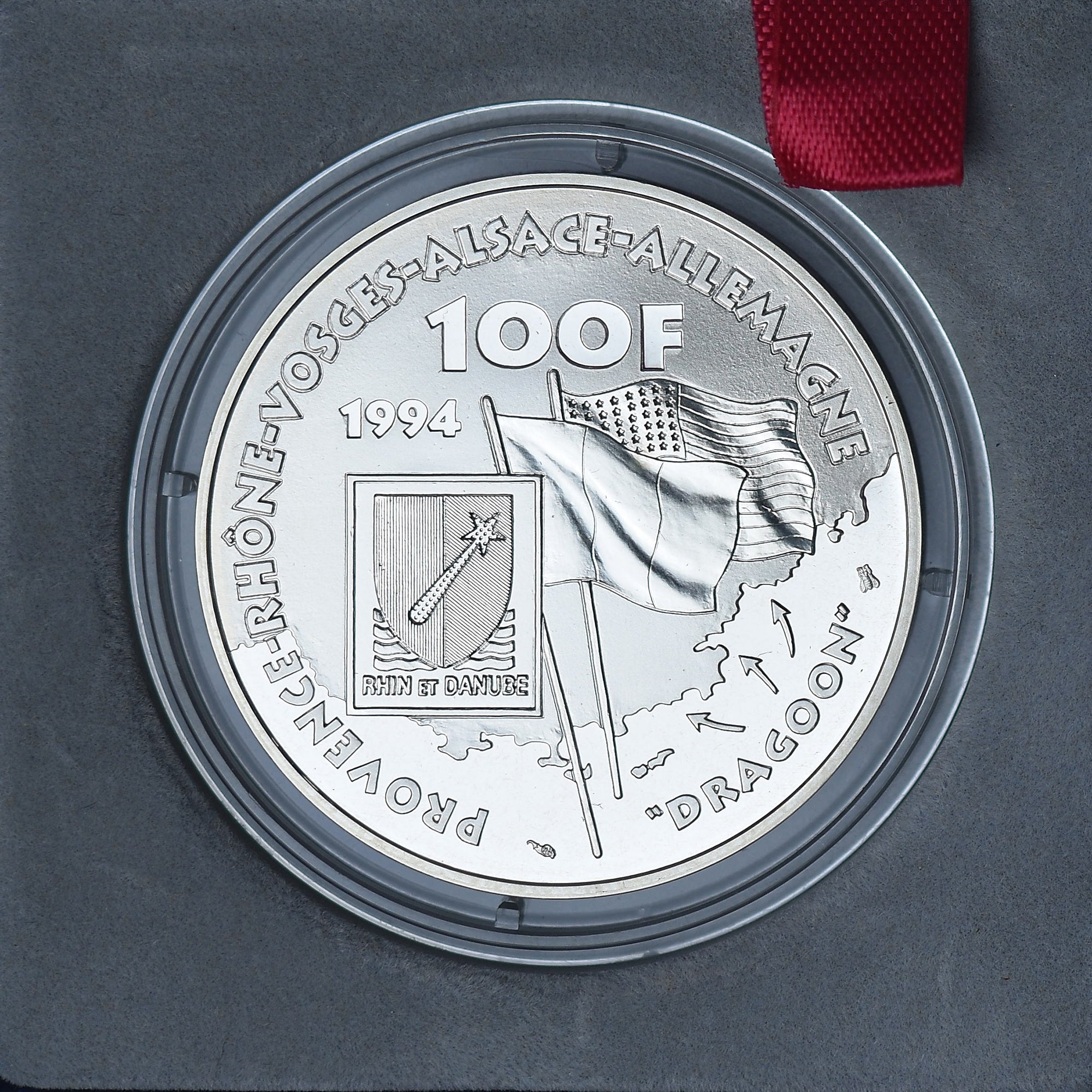 Moneda, Francia, Libération - De Lattre De Tassigny, 100 Francs, 1994, Monnaie