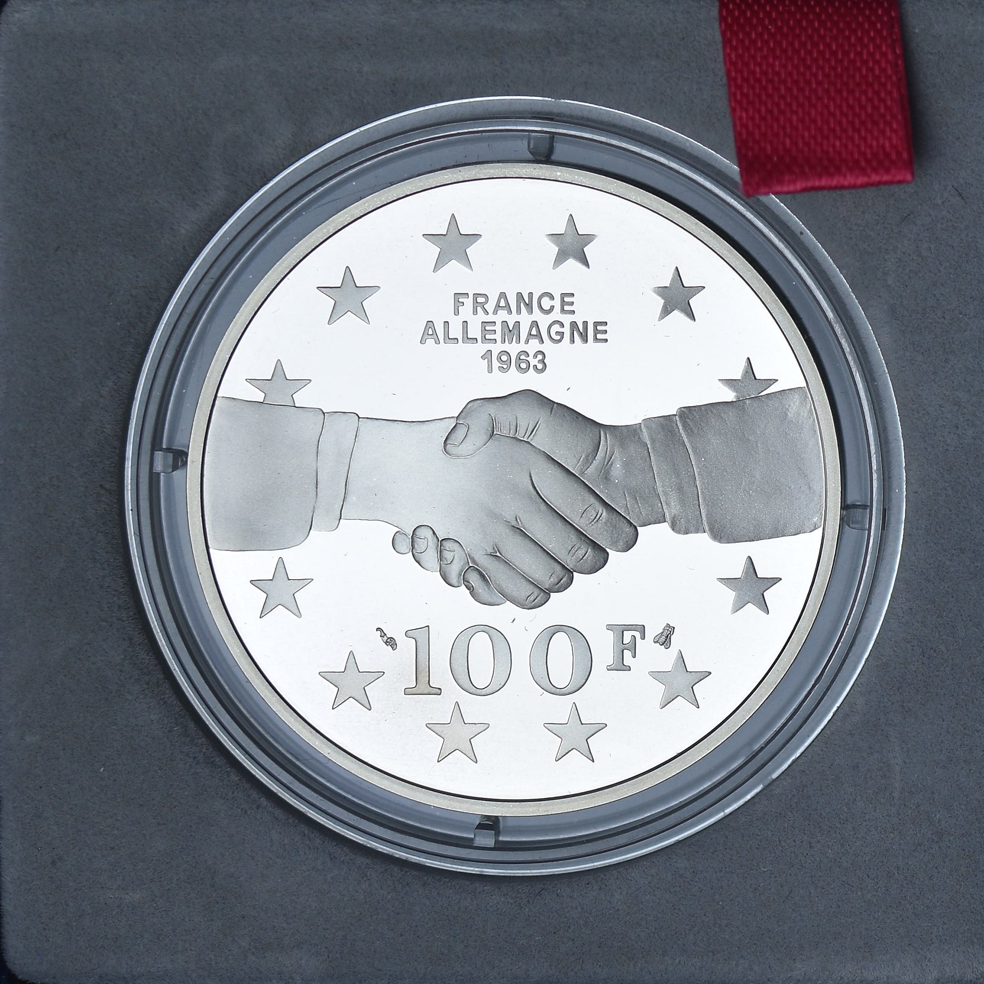 Coin, France, Libération - De Gaulle - Adenauer, 100 Francs, 1994, Monnaie de