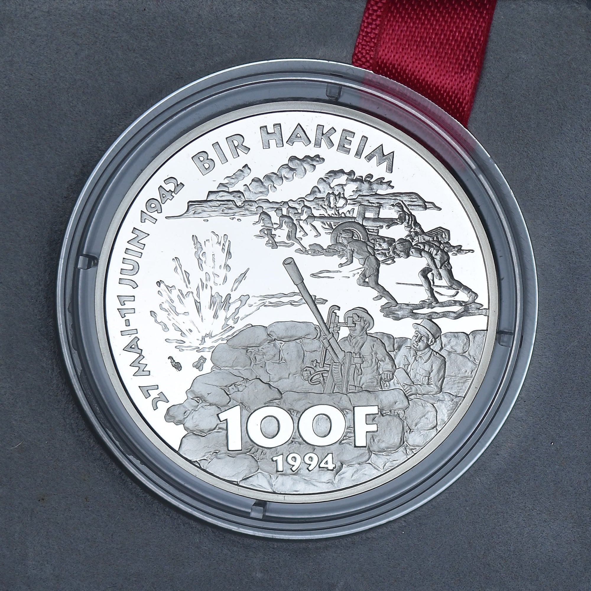 Moneta, Francia, Libération - Koenig- Bir Hakeim, 100 Francs, 1994, Monnaie de