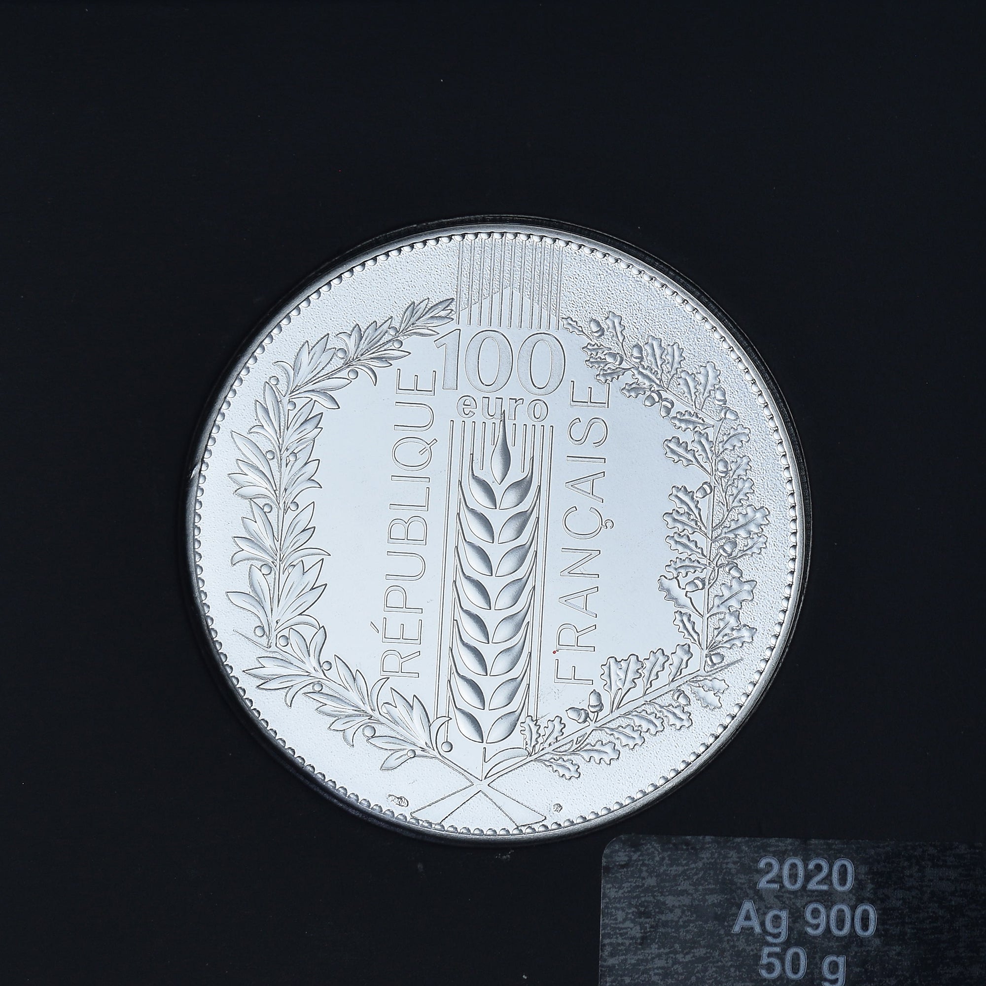 France, 100 Euro, Natures de France, Chêne, 2020, Monnaie de Paris, FDC, Argent