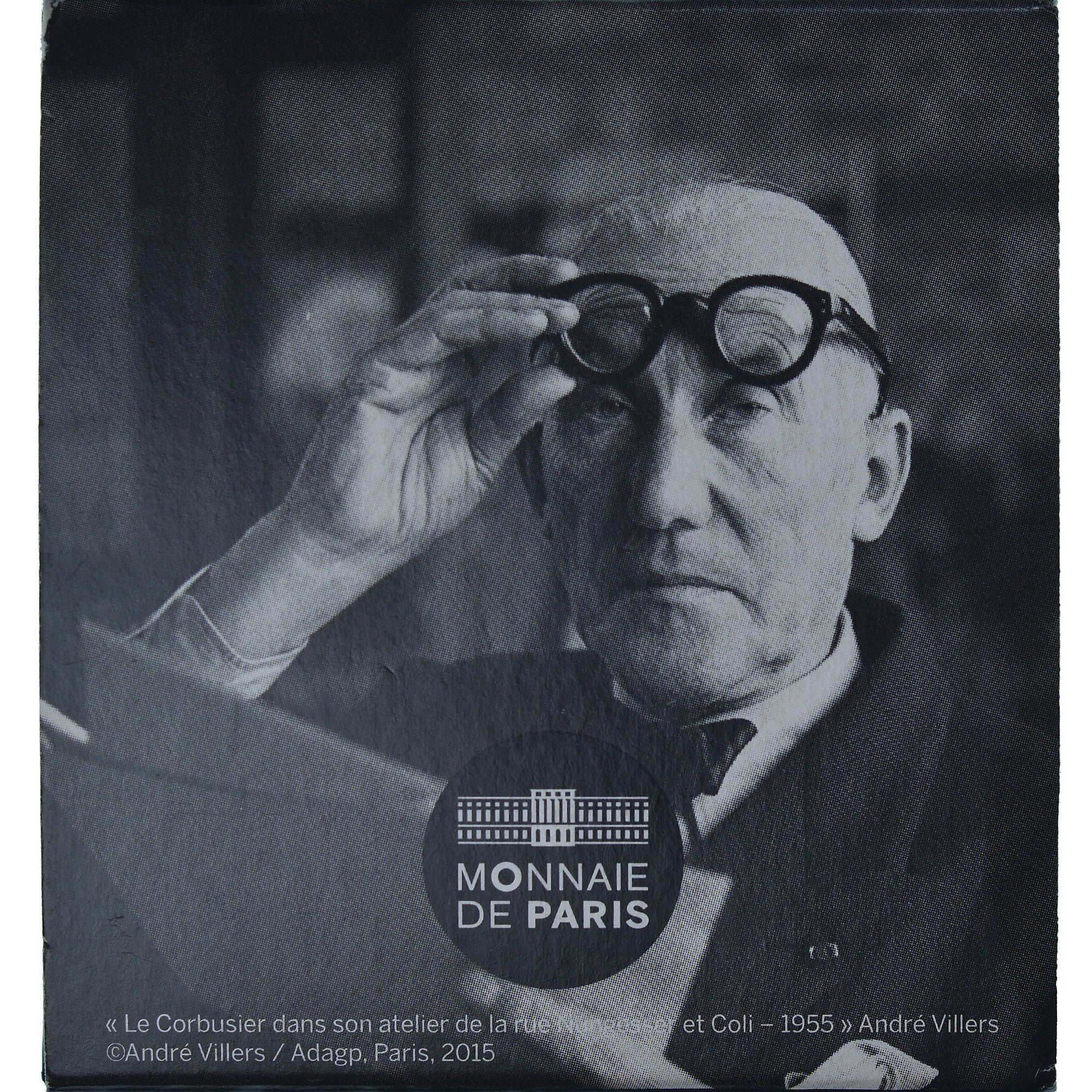 France, 50 Euro, Le Corbusier, 2015, Monnaie de Paris, Proof / BE, MS(65-70)