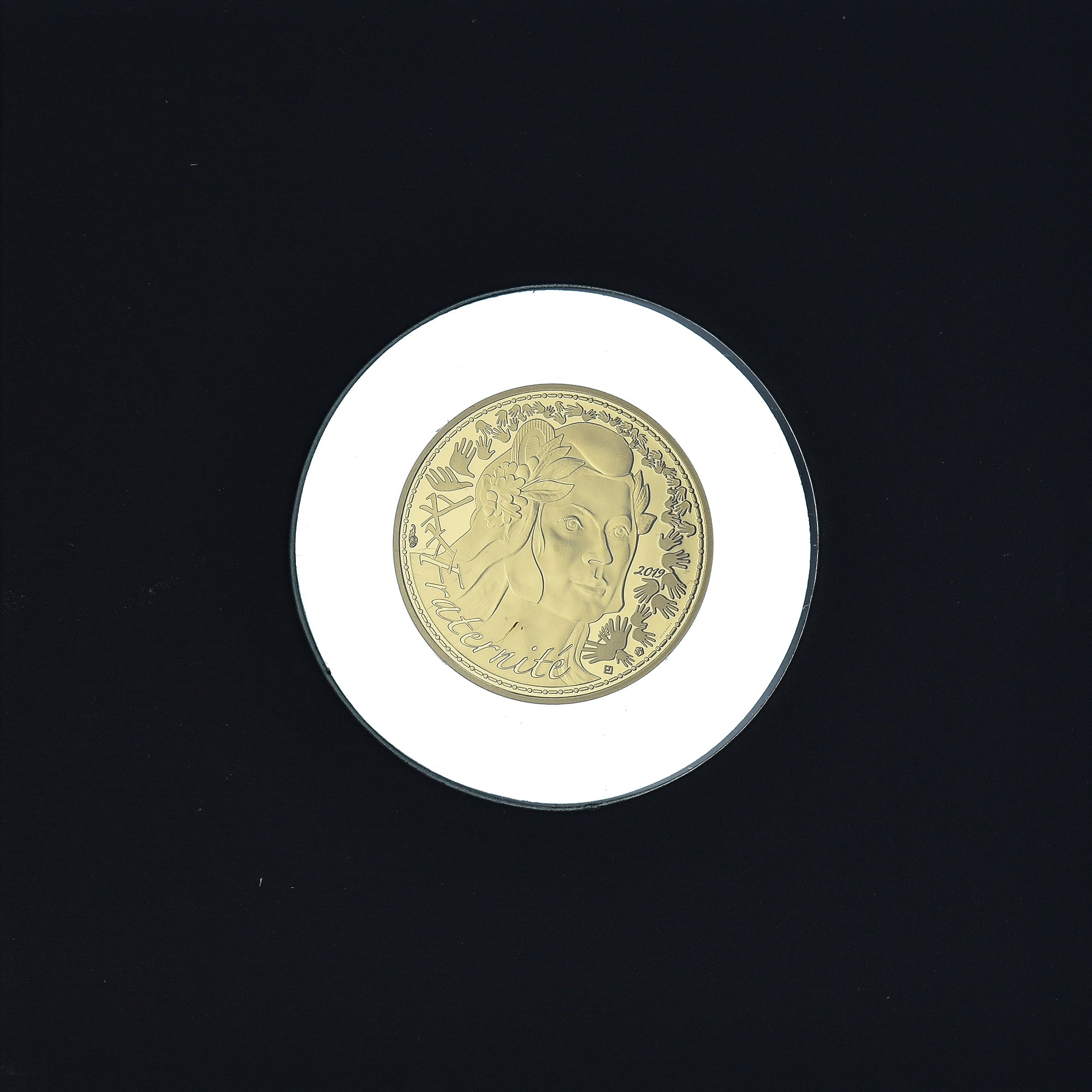 France, 250 Euro, Marianne, Fraternité, 2019, Monnaie de Paris, BU, FDC, Or