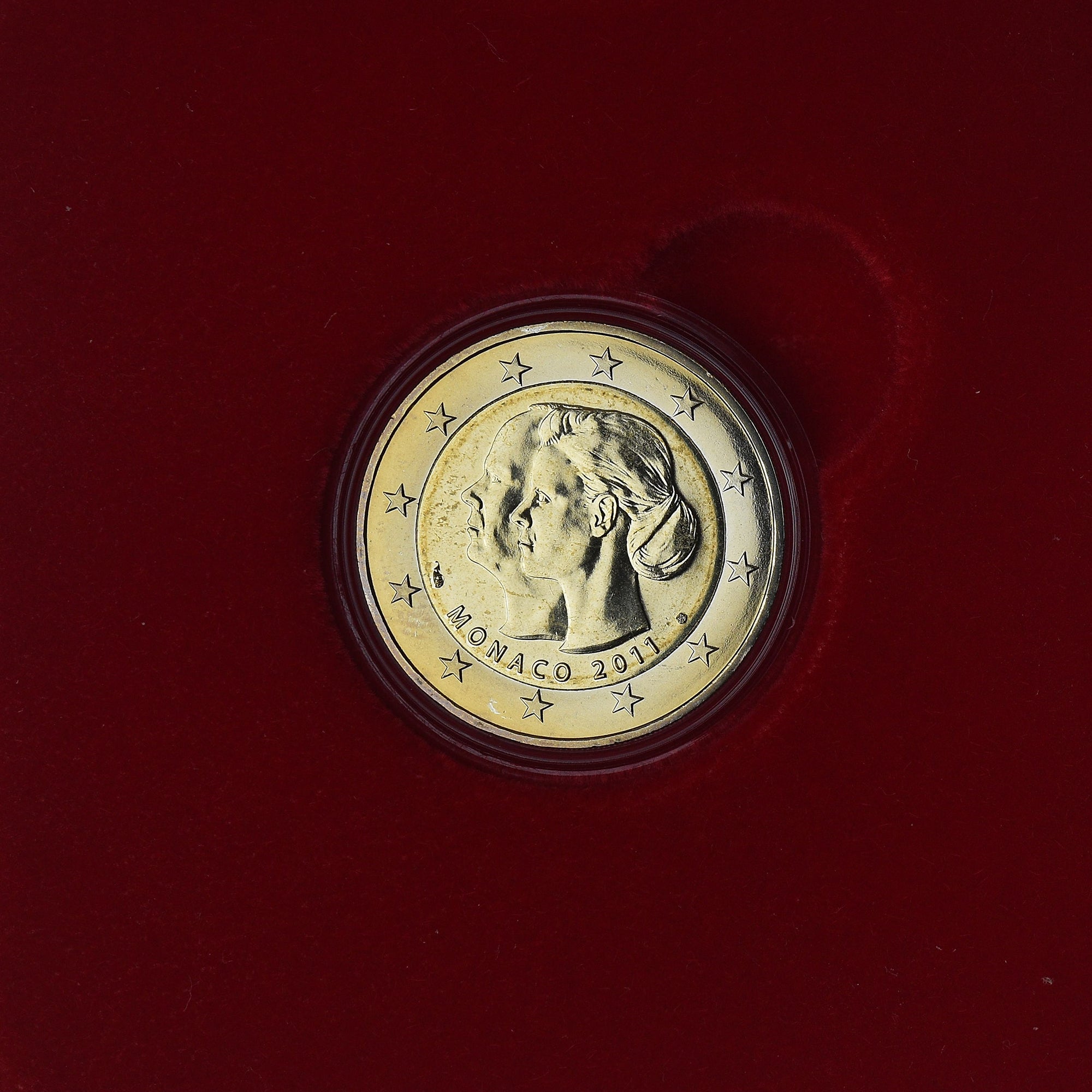 Monaco, Albert et Charlene, 2 Euro, 2011, Bi-metallico, FDC