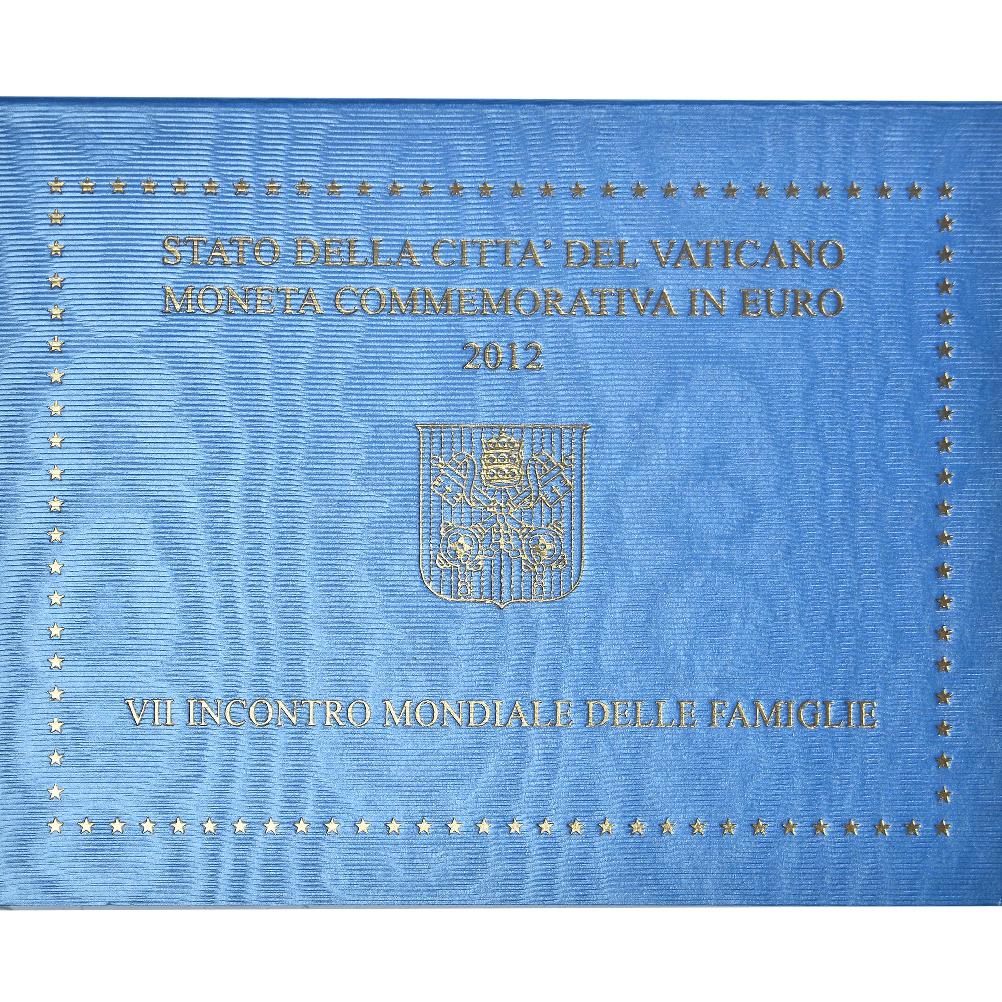 Vaticano, 2 Euro, 7ème Rencontre Mondiale des Familles, 2012, Rome, FDC