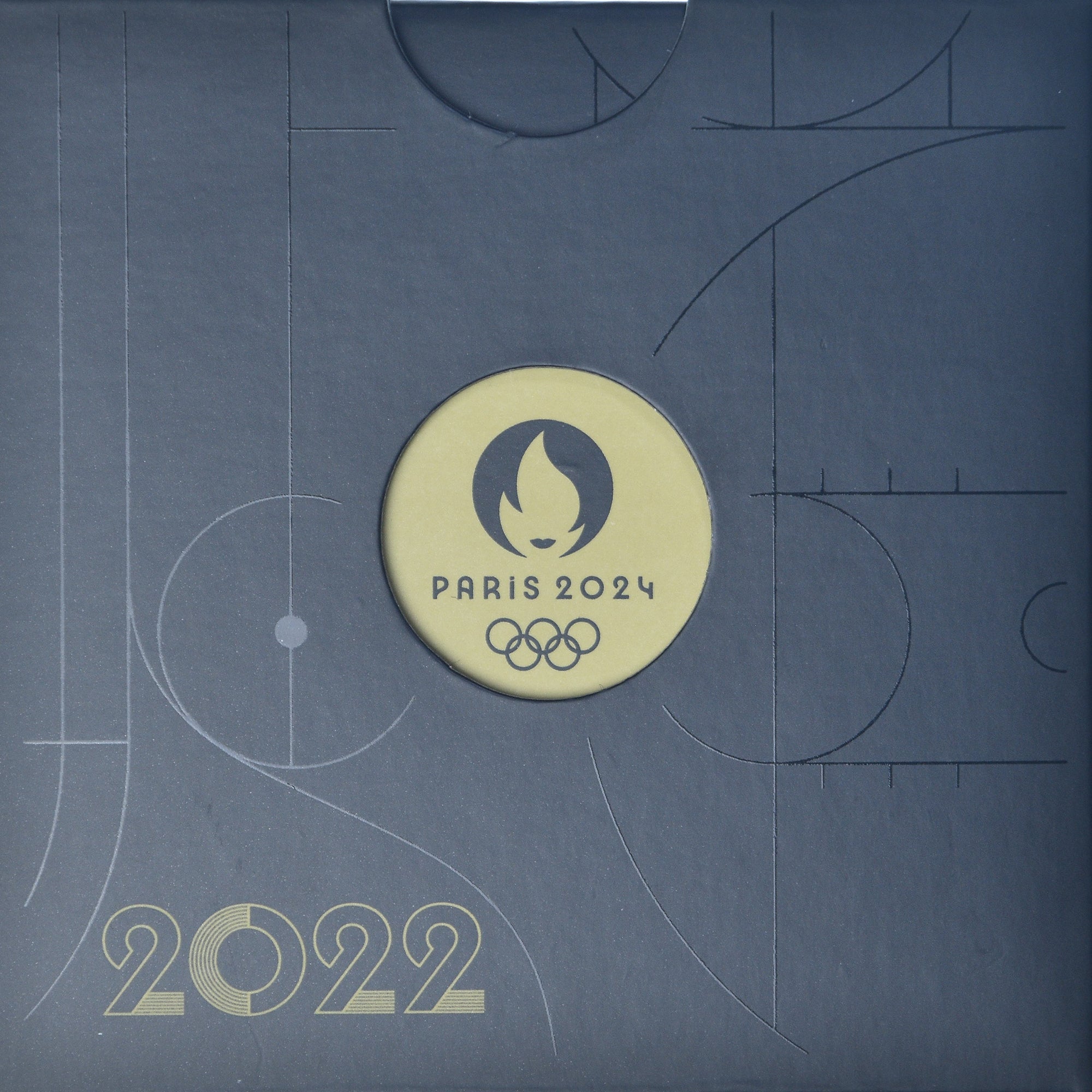 Frankreich, 250 Euro, JO Paris 2024 - Génie de la Liberté, 2022, Monnaie de