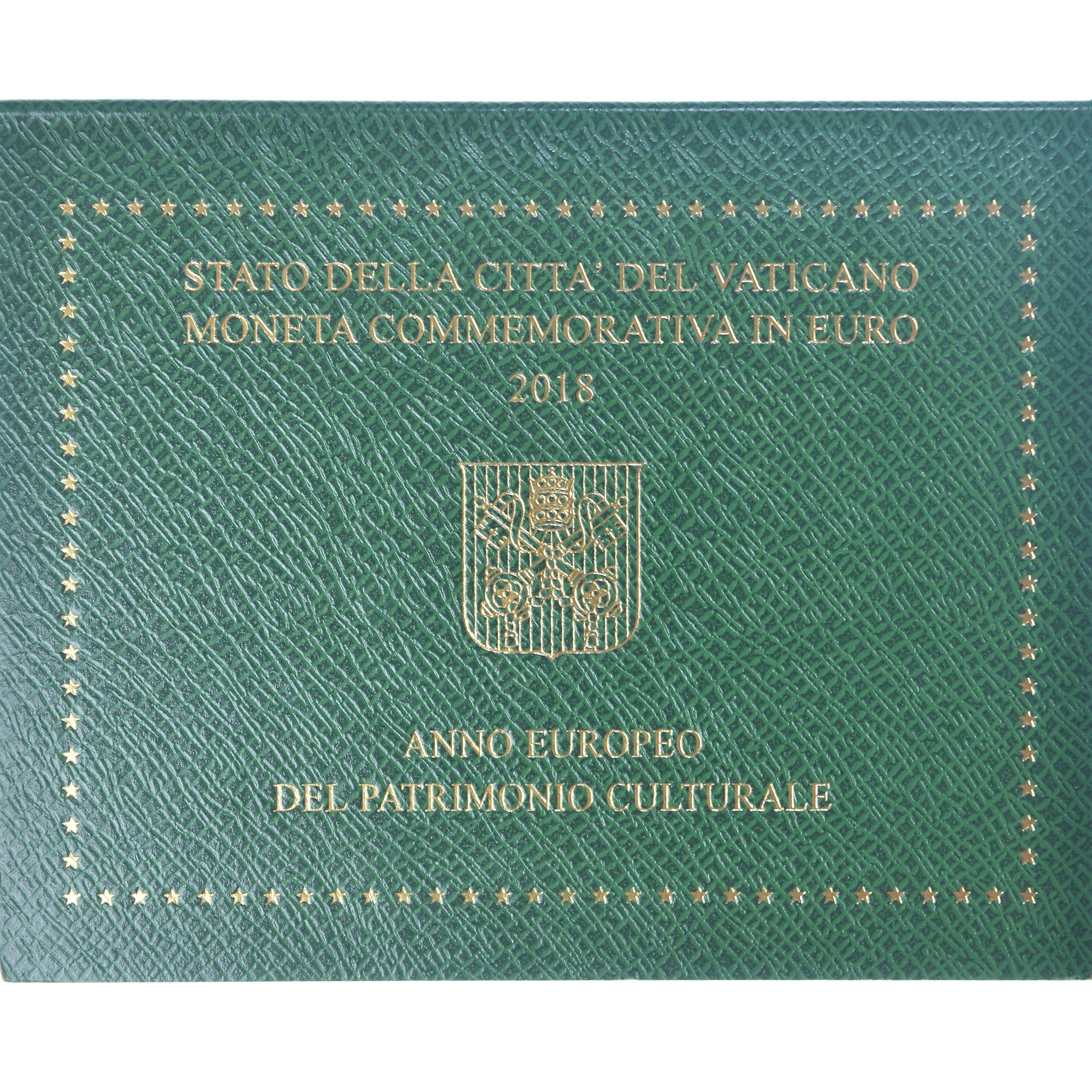 Vaticano, 2 Euro, année européenne du patrimoine culturel, 2018, Rome