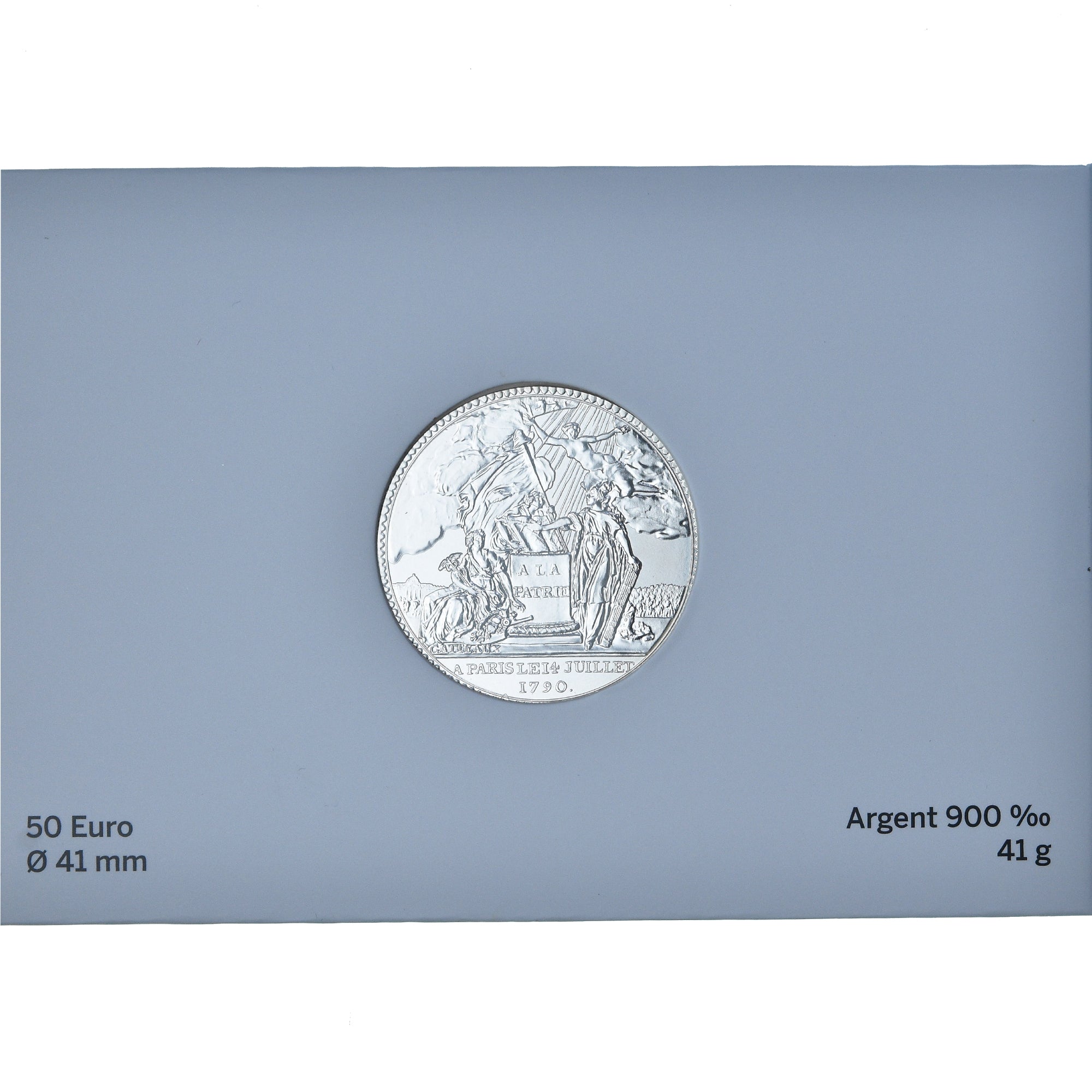 Francia, 50 Euro, Pièce d'Histoire - Le 14 Juillet, 2019, Monnaie de Paris