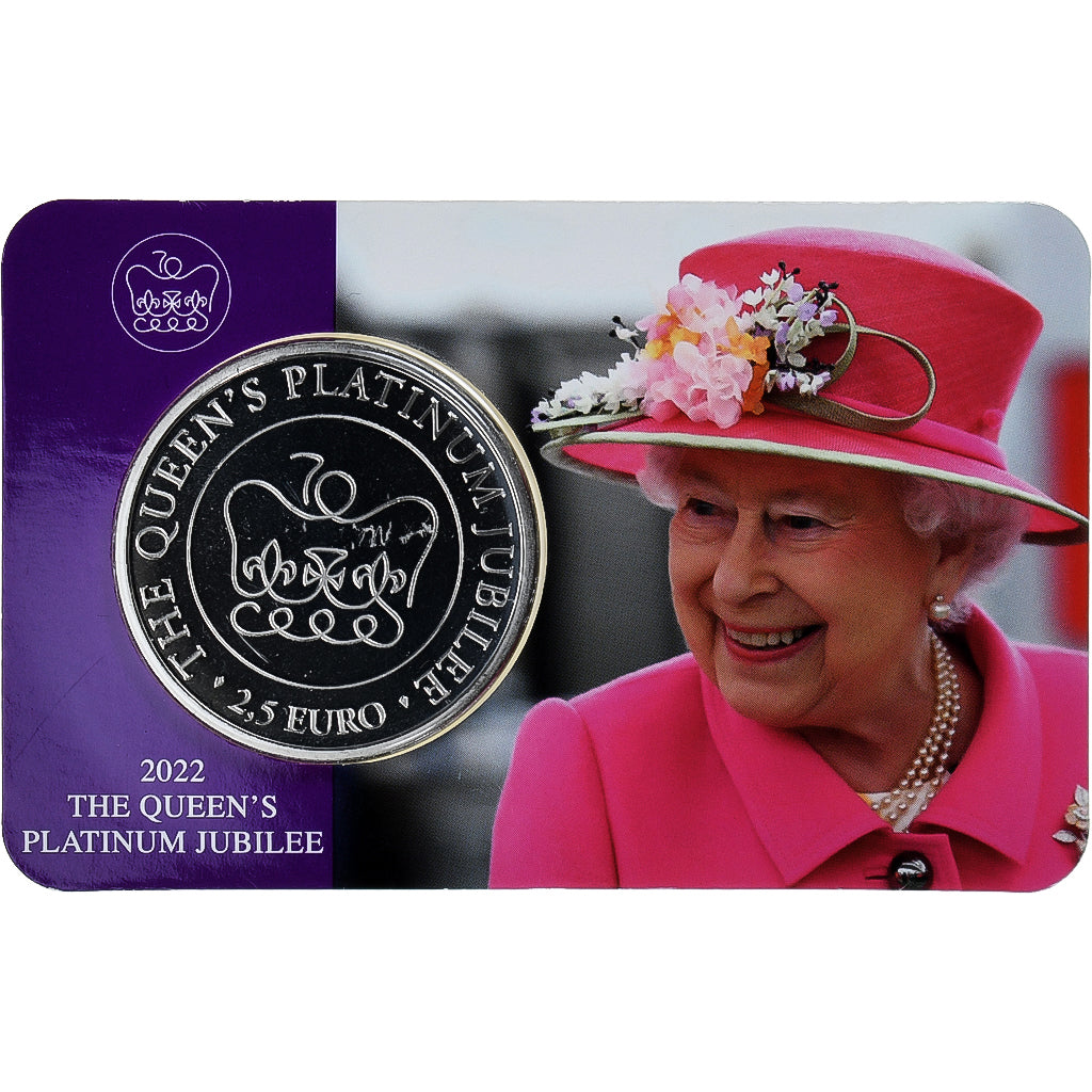 Malta, Elizabeth II, 25 Euro, Platinium Jubilee, 2022, FDC, Cupro-nikkel