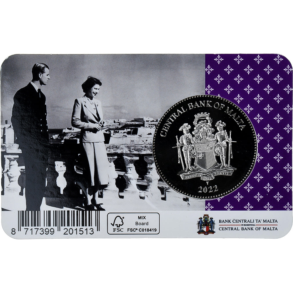 Malta, Elizabeth II, 25 Euro, Platinium Jubilee, 2022, FDC, Cupro-nikkel