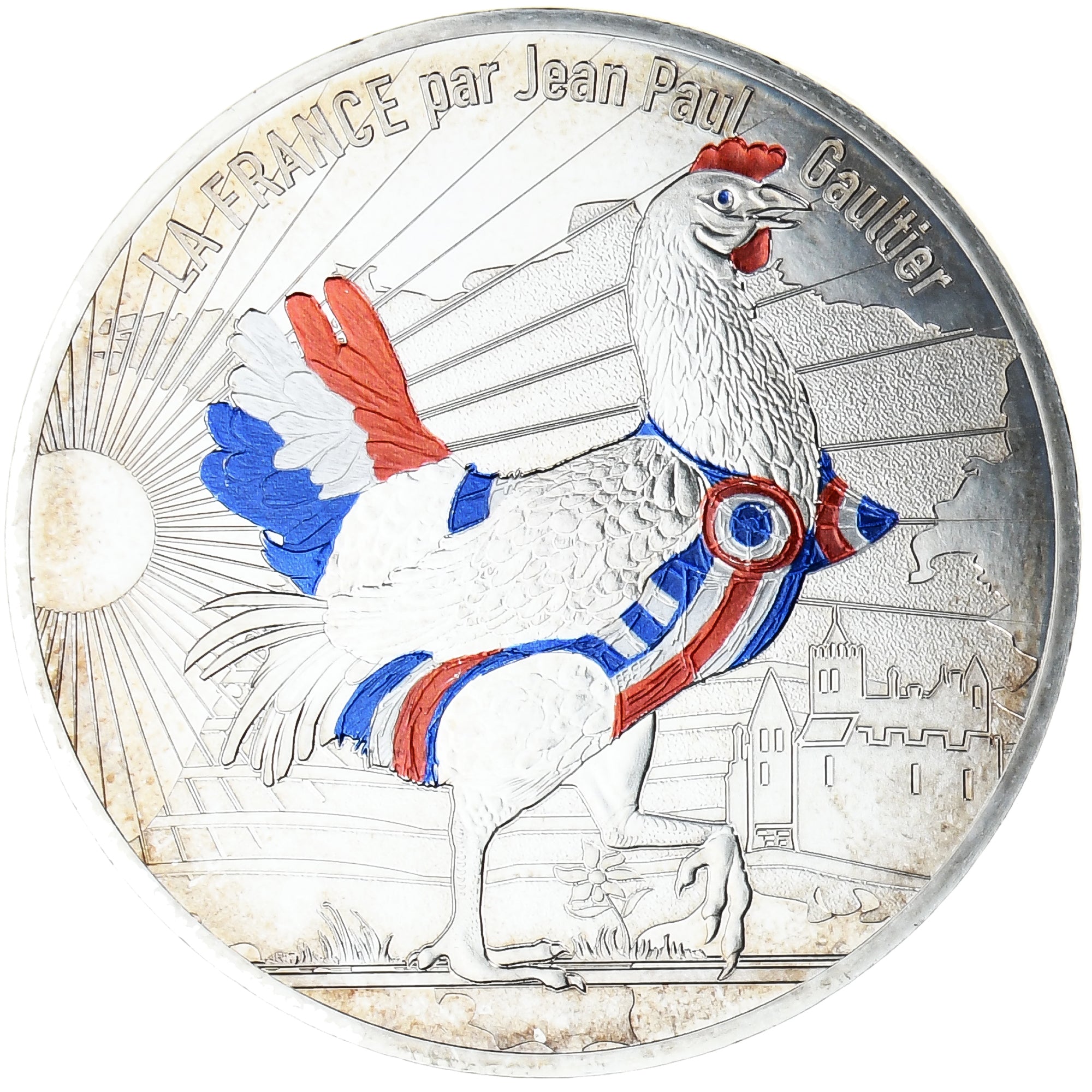 Francja, 50 Euro, Jean-Paul Gaultier - Coq Marinière, 2017, Monnaie de Paris