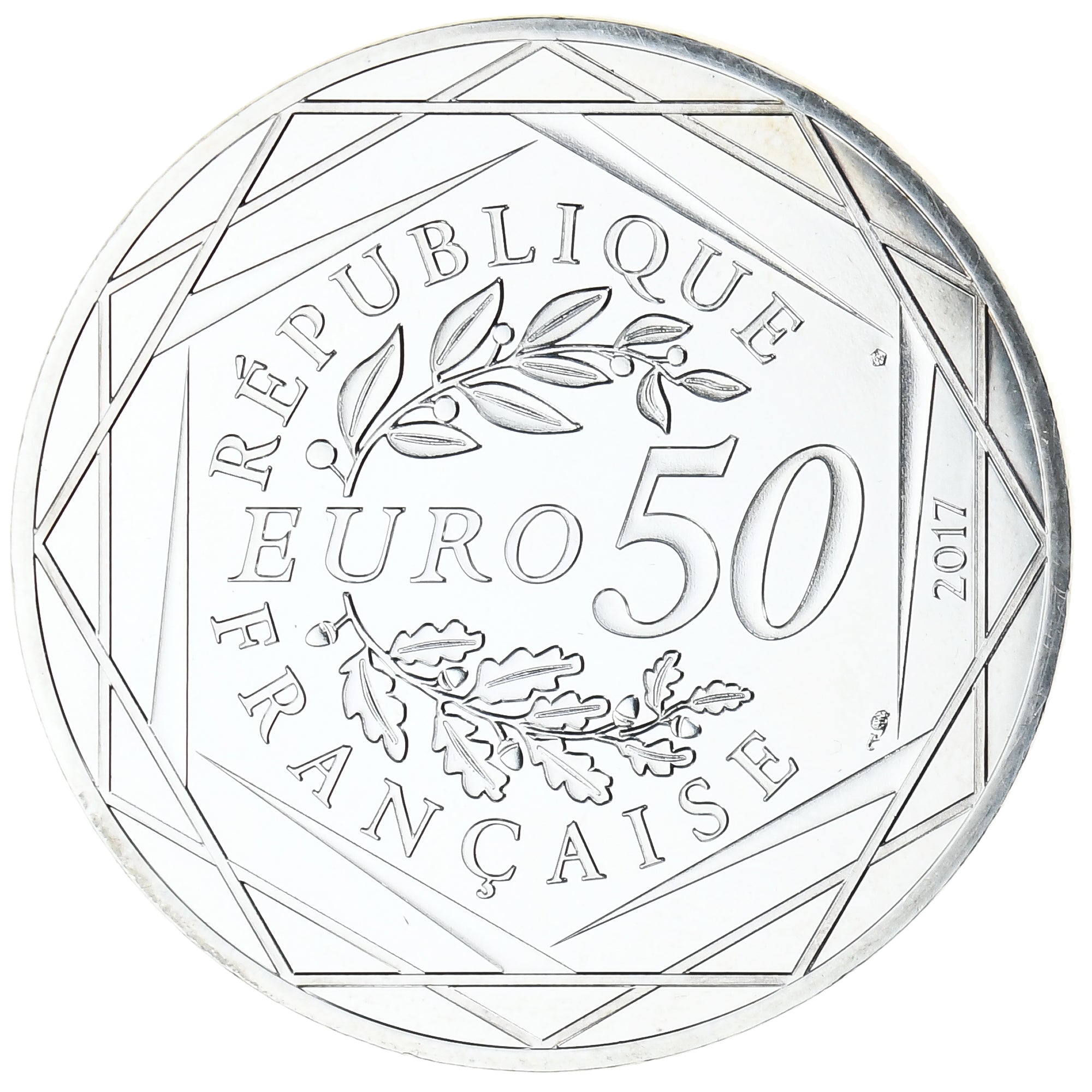 Francja, 50 Euro, Jean-Paul Gaultier - Coq Marinière, 2017, Monnaie de Paris